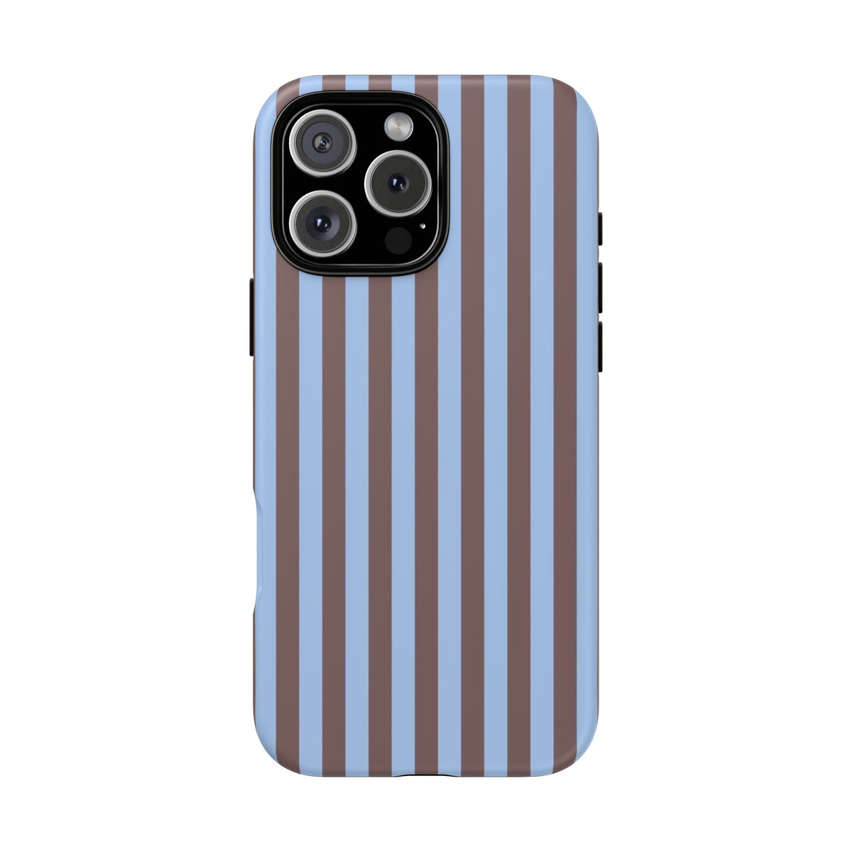 Blue & Brown Stripe Phone Case