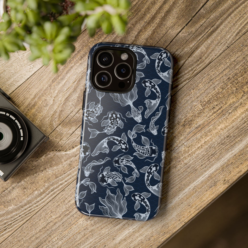 Moonlit Koi Phone Case