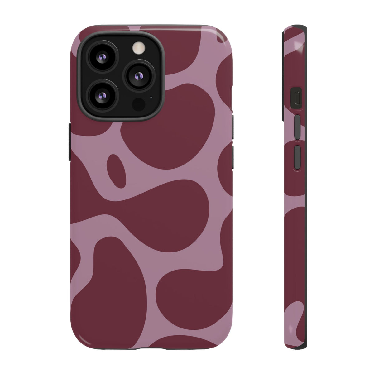 Abstract Burgundy Phone Case