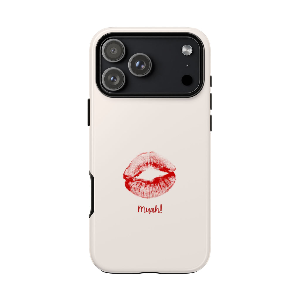 Red Lip Print Phone Case