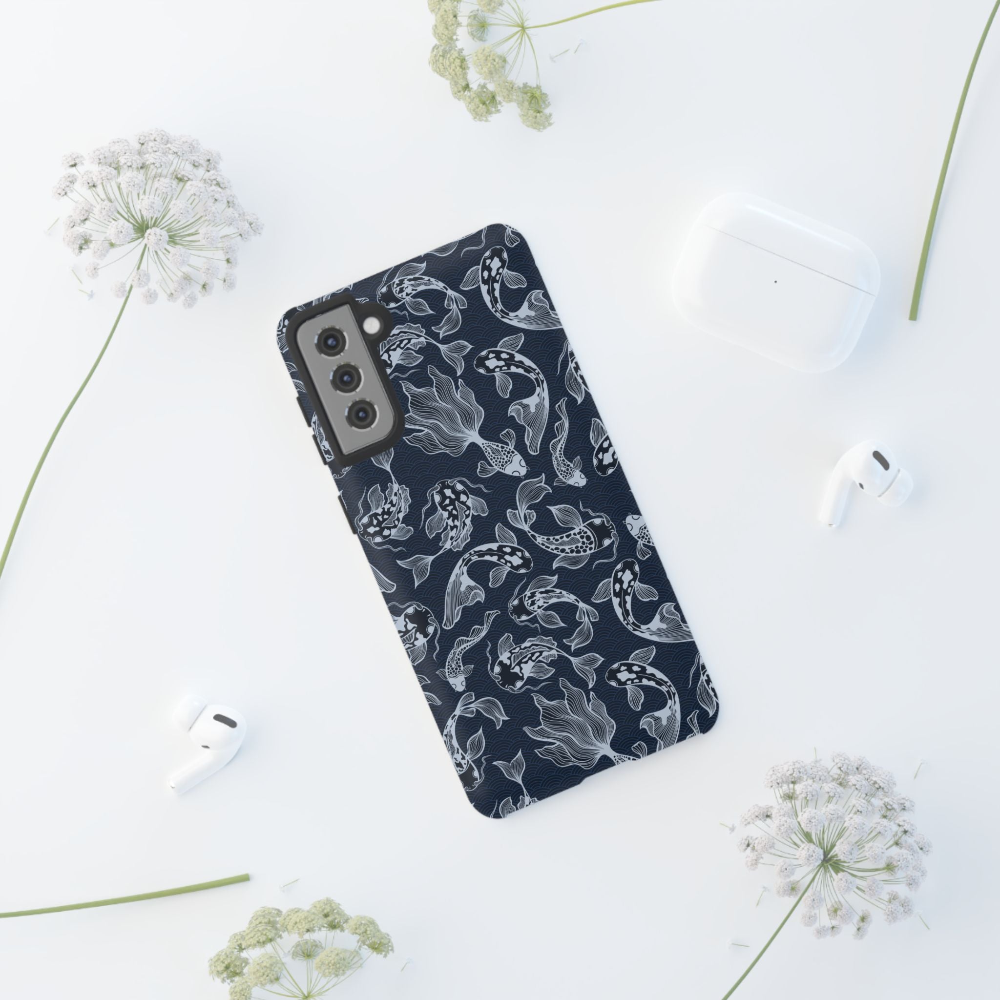 Moonlit Koi Phone Case