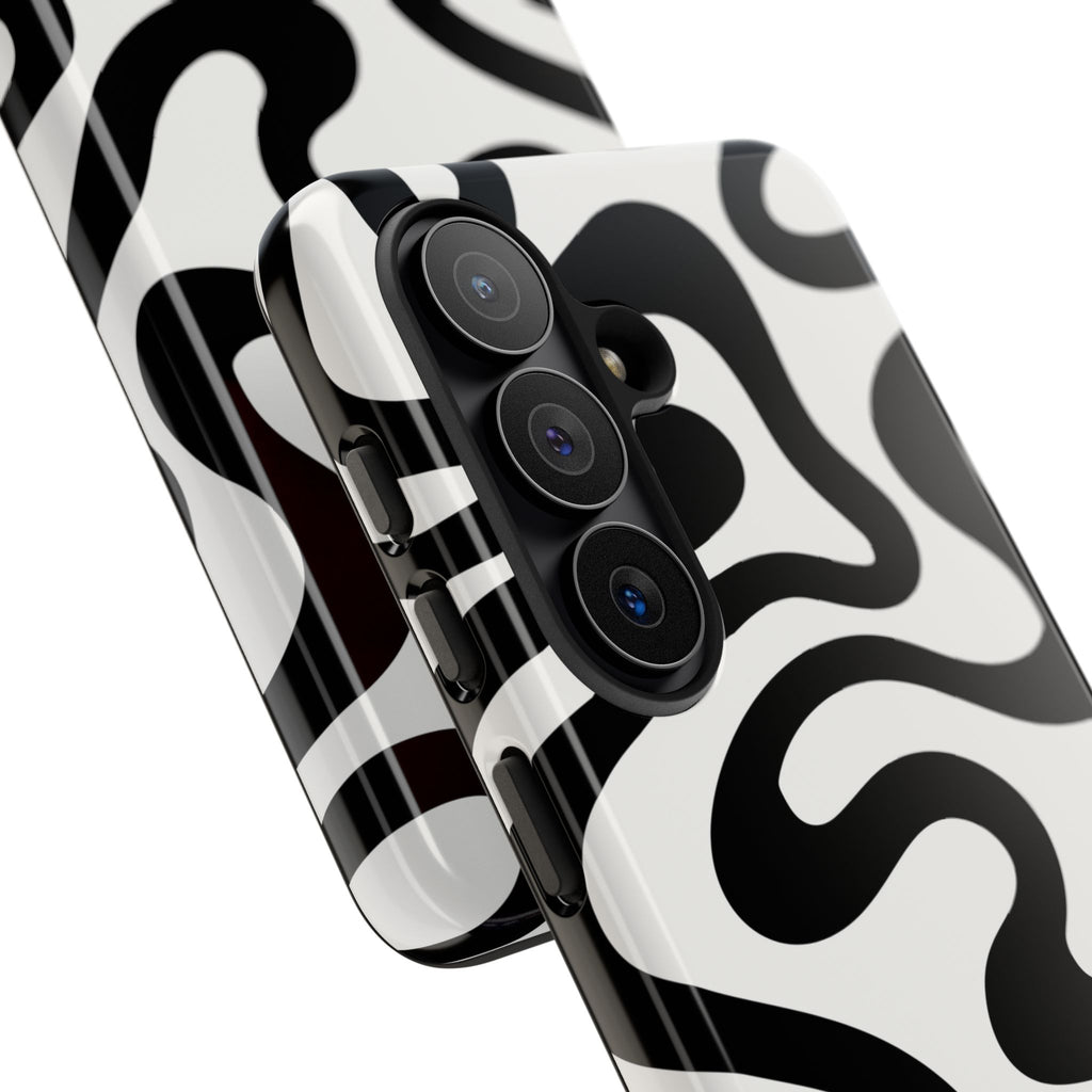 Black & White Swirl Phone Case