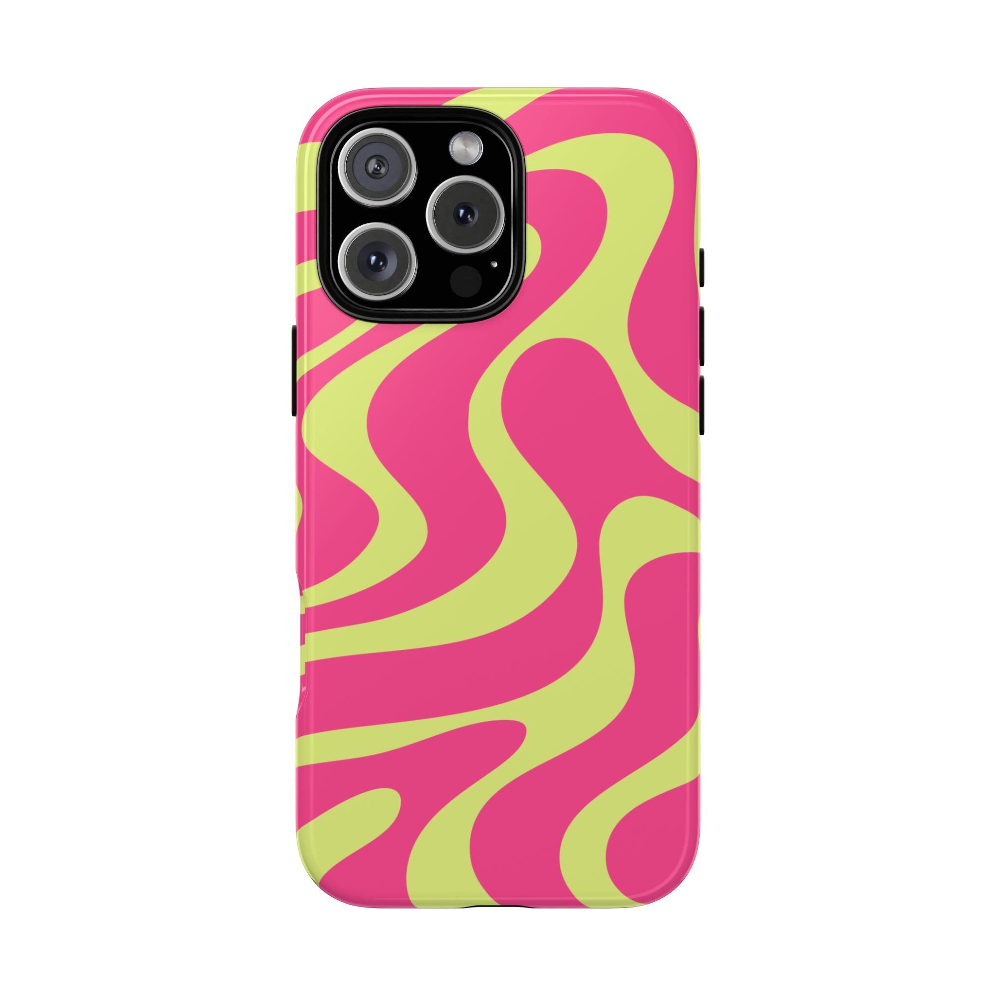 Pink & Yellow Wavy Phone Case