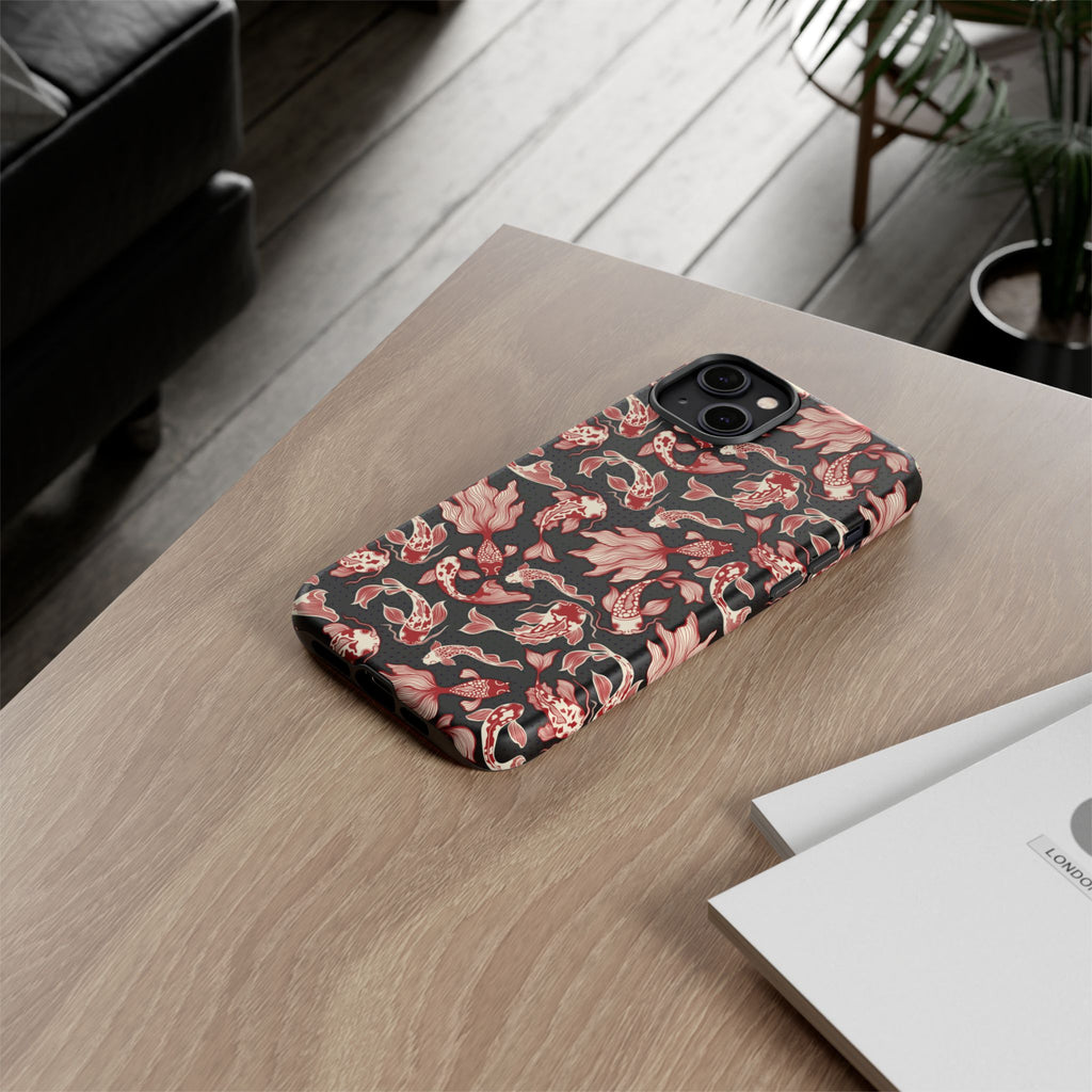 Crimson Koi Phone Case