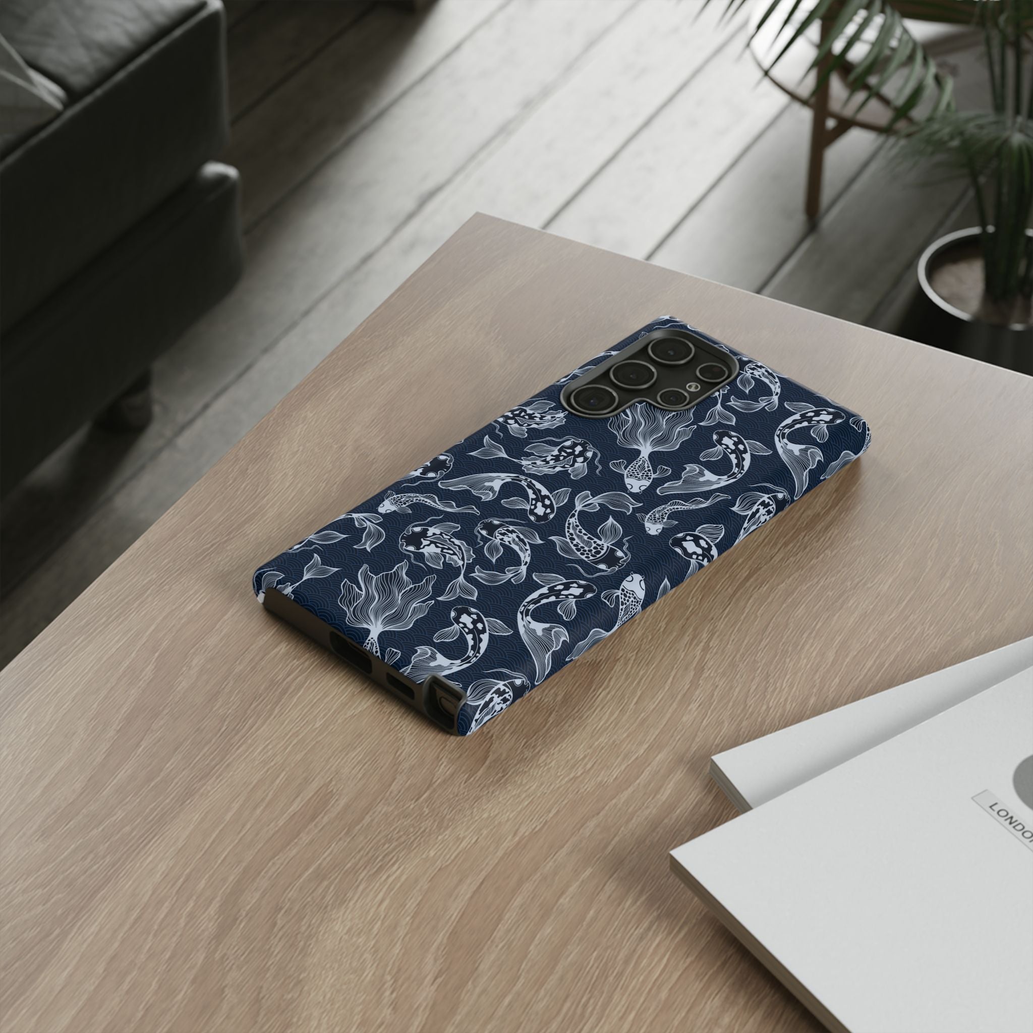 Moonlit Koi Phone Case