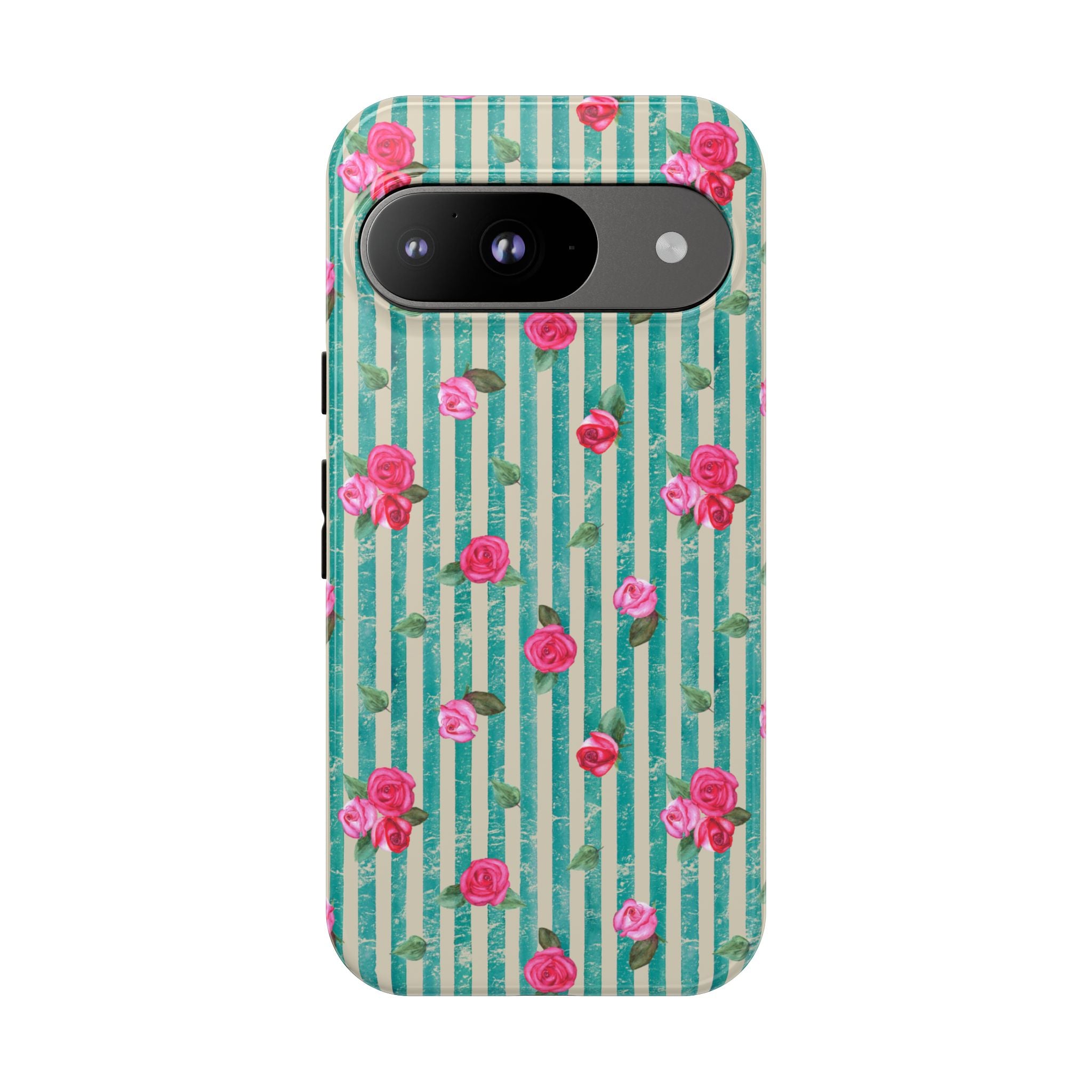 Floral Stripe Phone Case