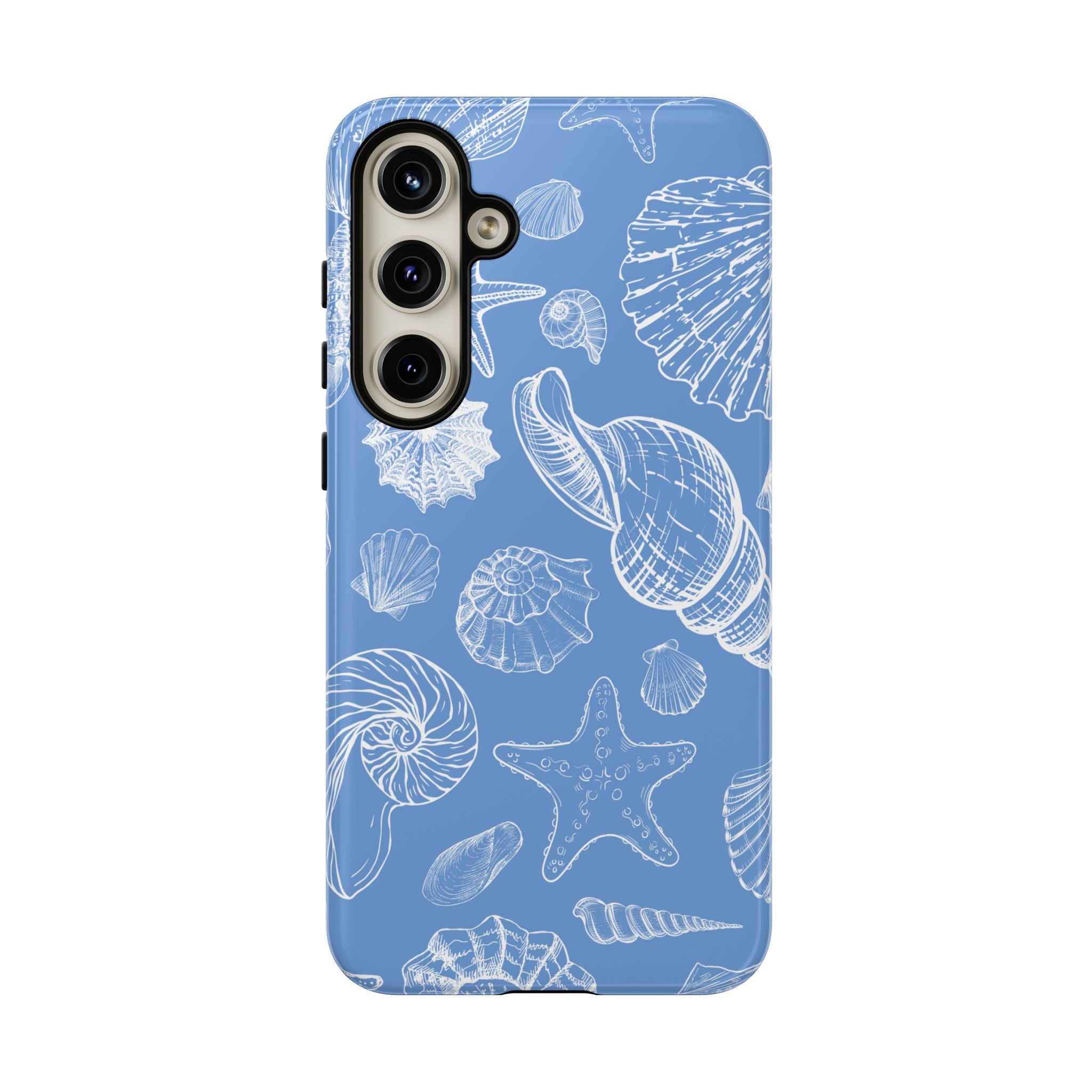 Blue Coastal Shell Phone Case