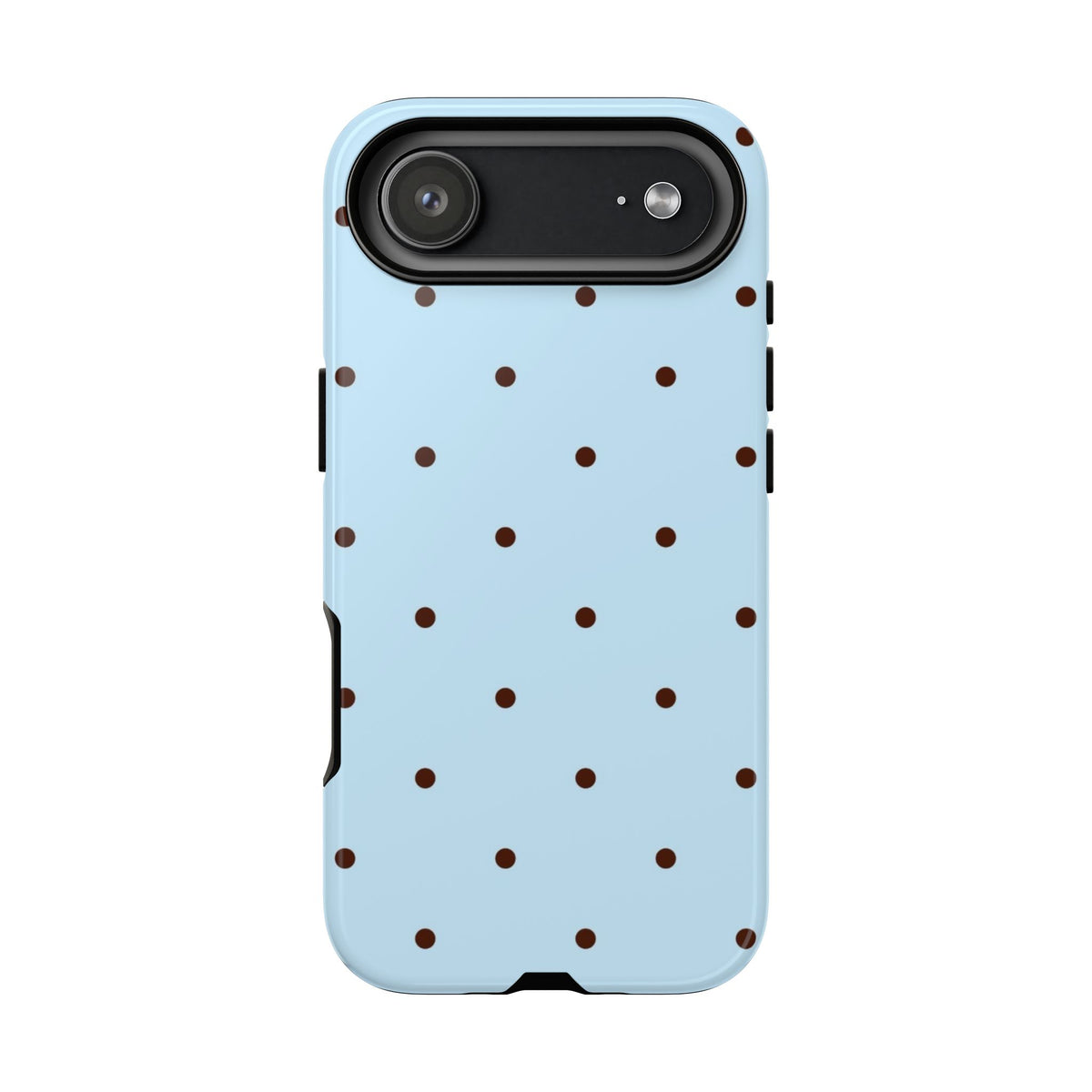 Blue & Brown Polka Dot Tough Phone Case