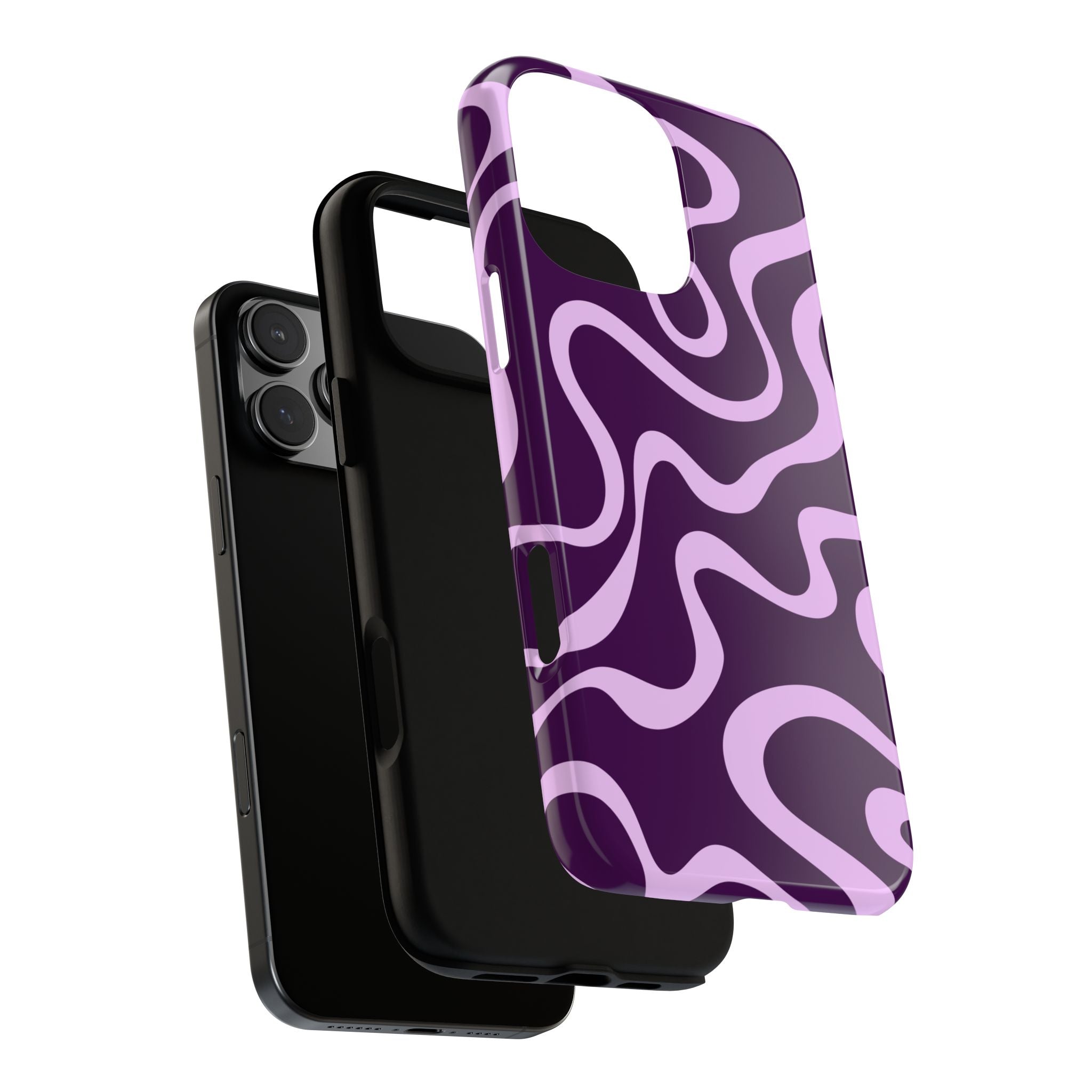 Purple Wavy Phone Case