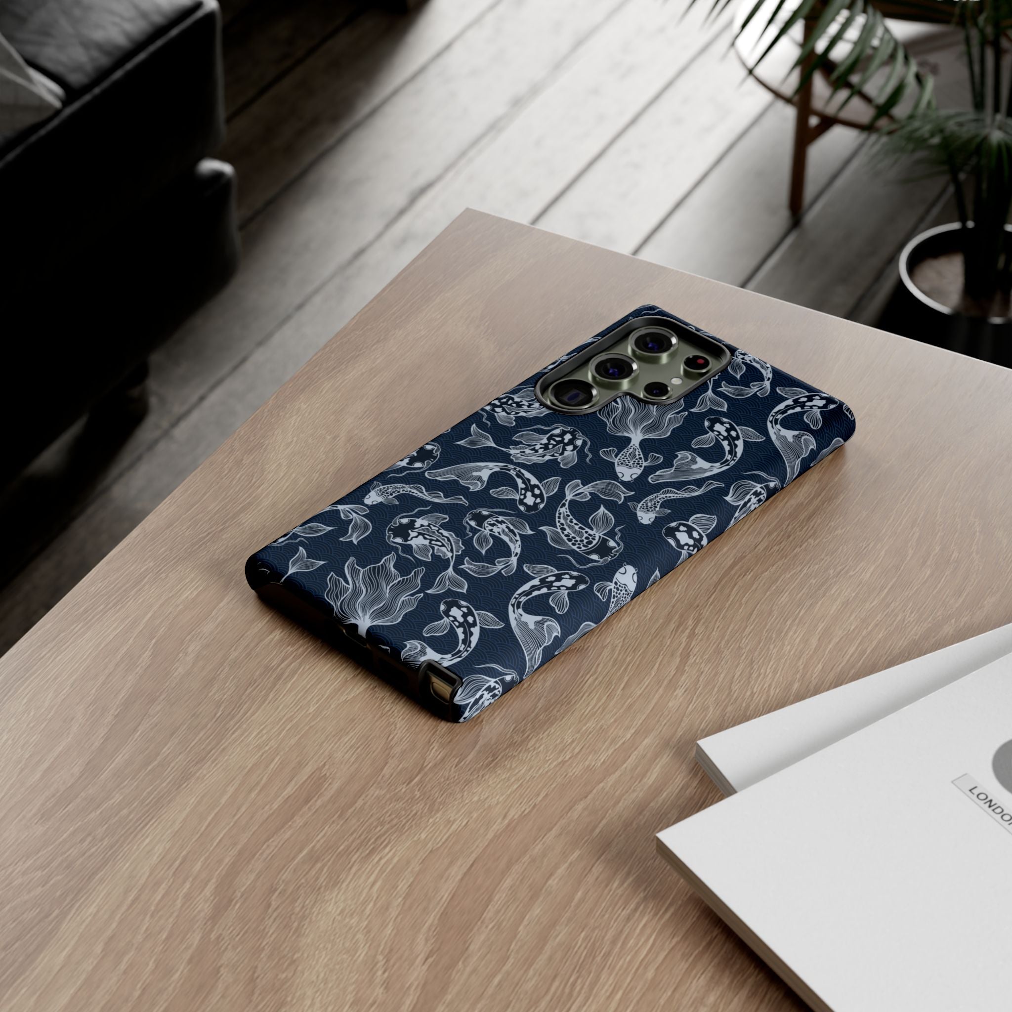 Moonlit Koi Phone Case