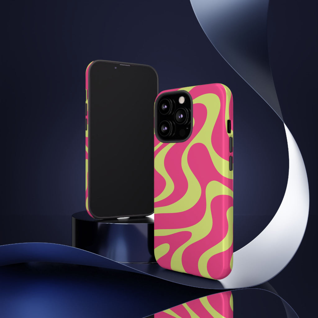 Neon Wavy Phone Case