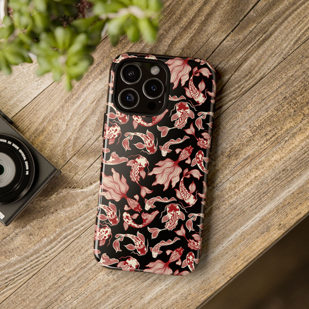 Crimson Koi Phone Case