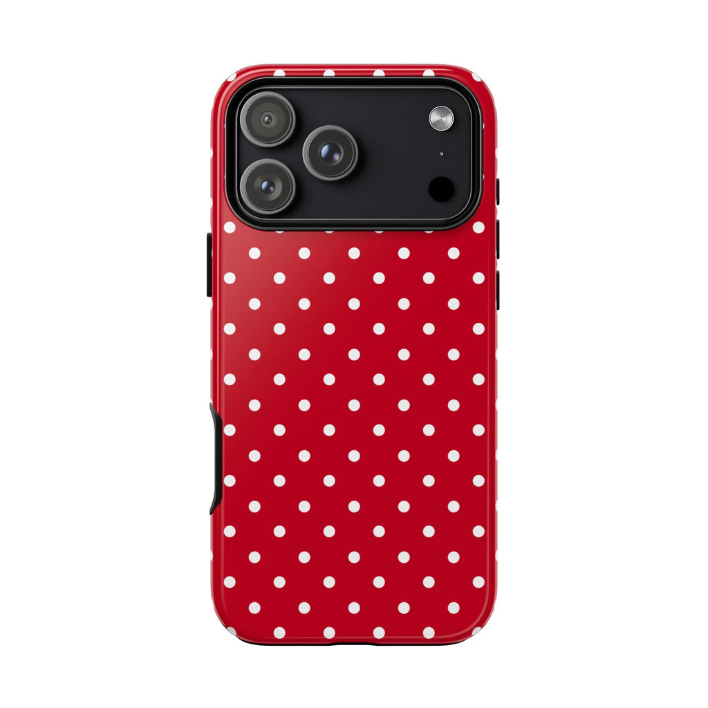 Red Polka Dot Phone Case