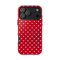 Red Polka Dot Phone Case
