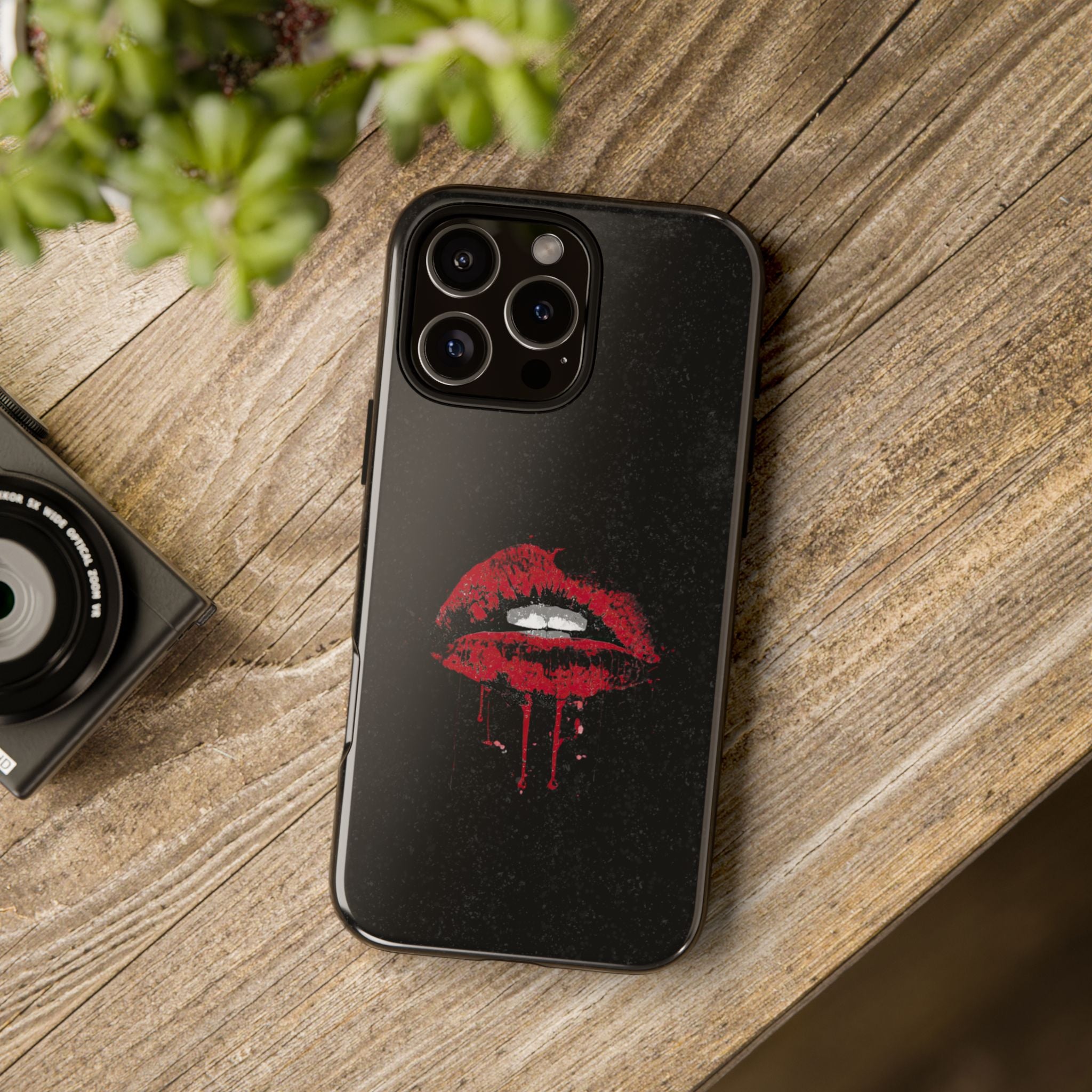 Red Dripping Lips Phone Case