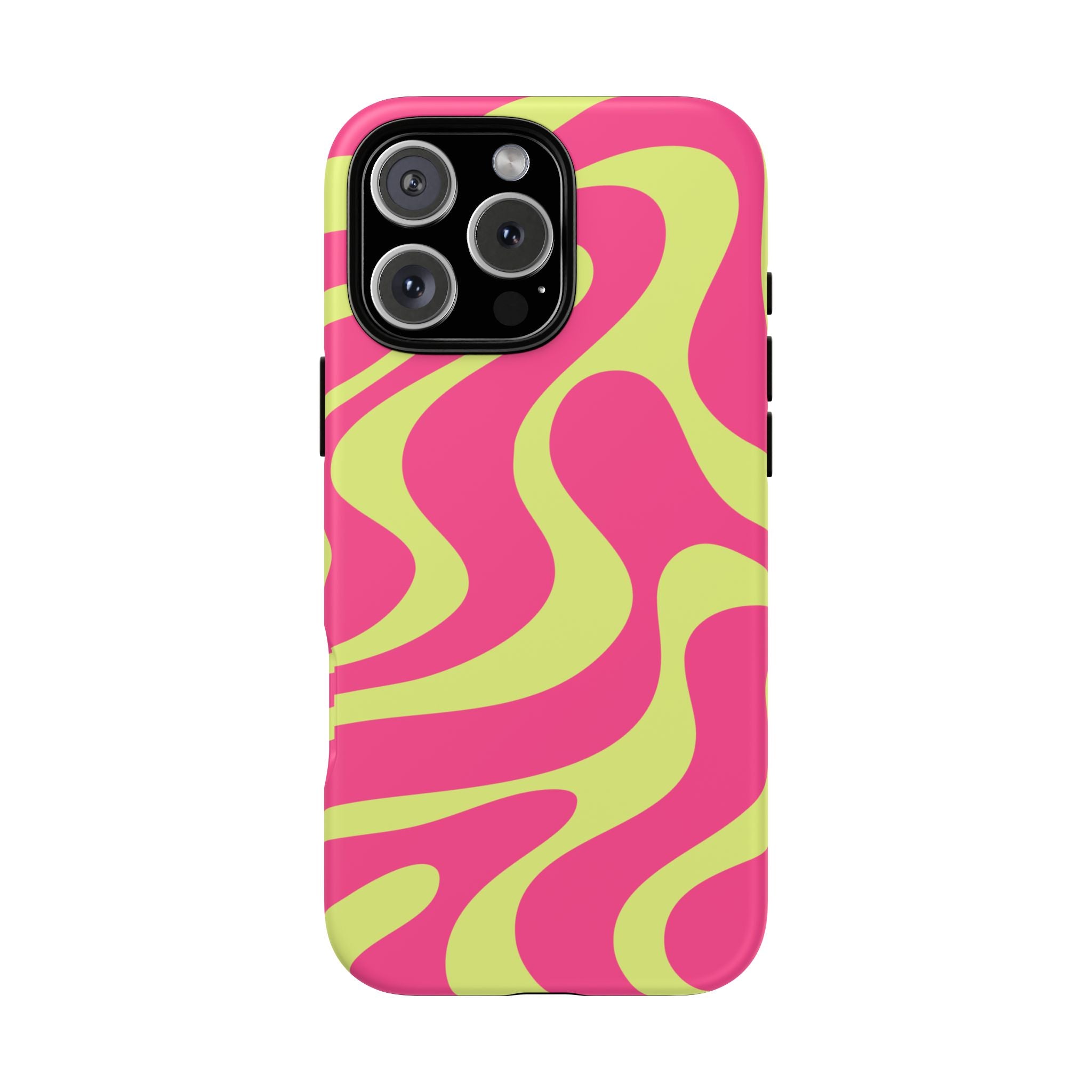 Pink & Yellow Wavy Phone Case