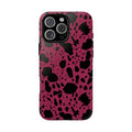 Pink Black Cow Print Phone Case