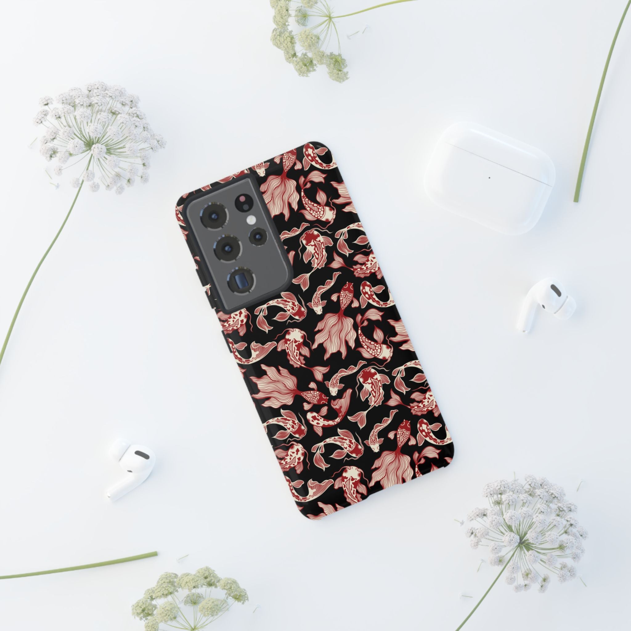 Crimson Koi Phone Case