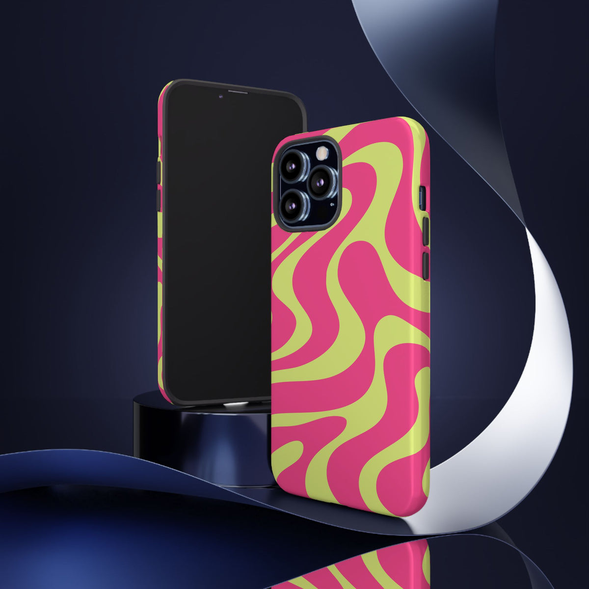 Neon Wavy Phone Case