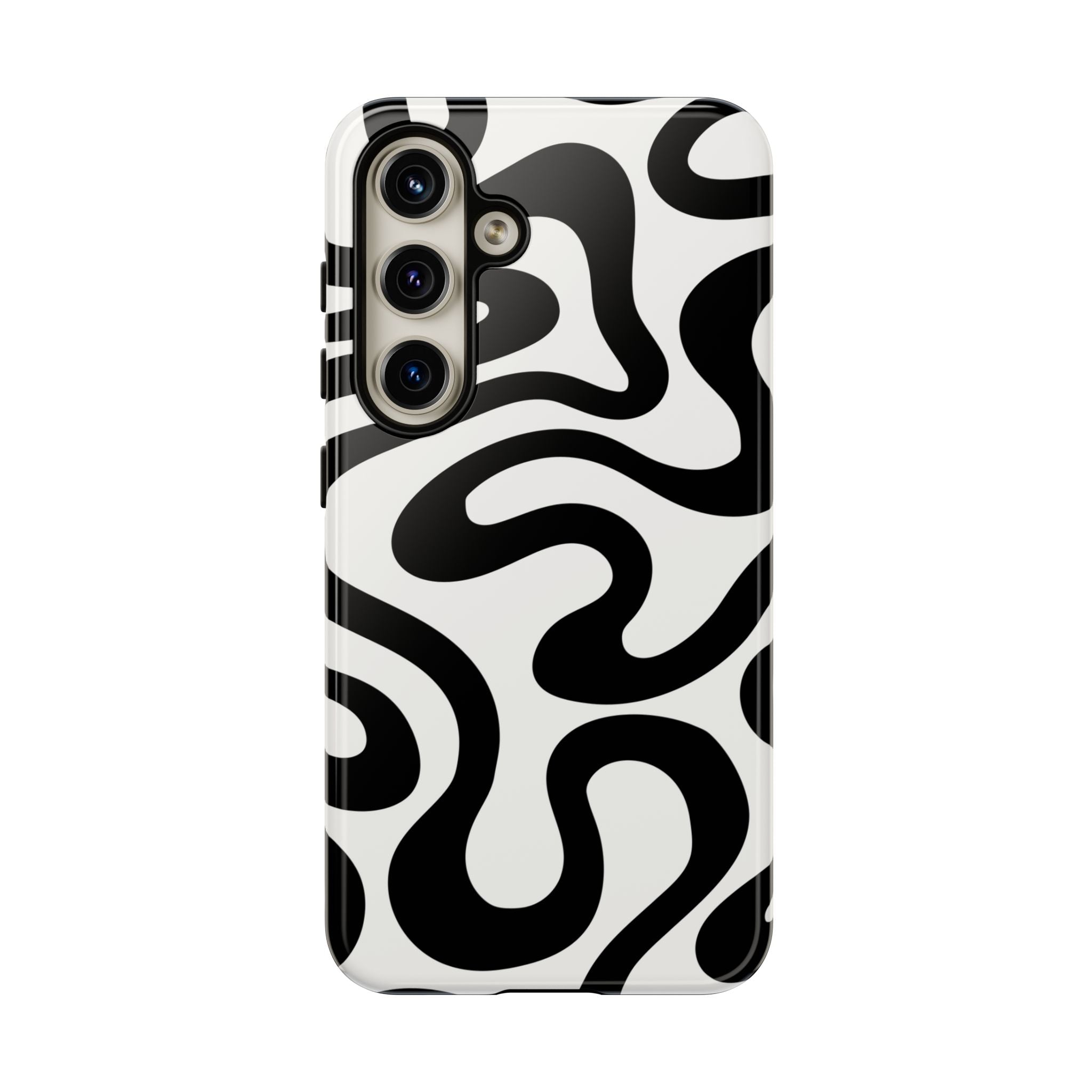 Black & White Swirl Phone Case