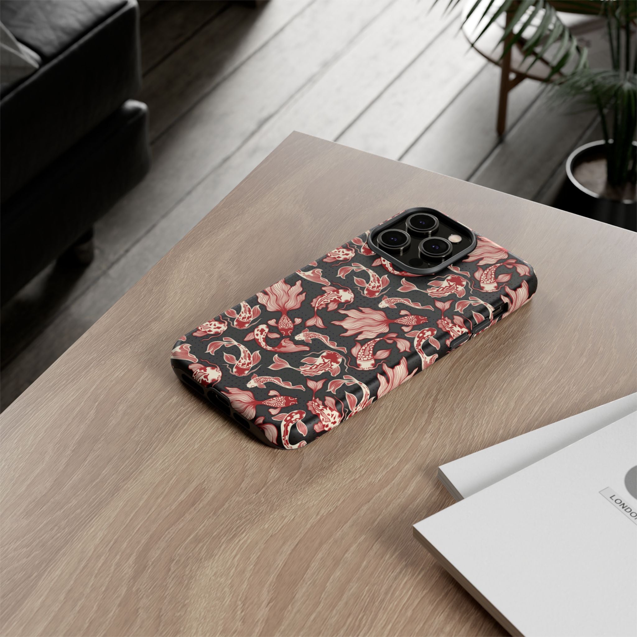 Crimson Koi Phone Case