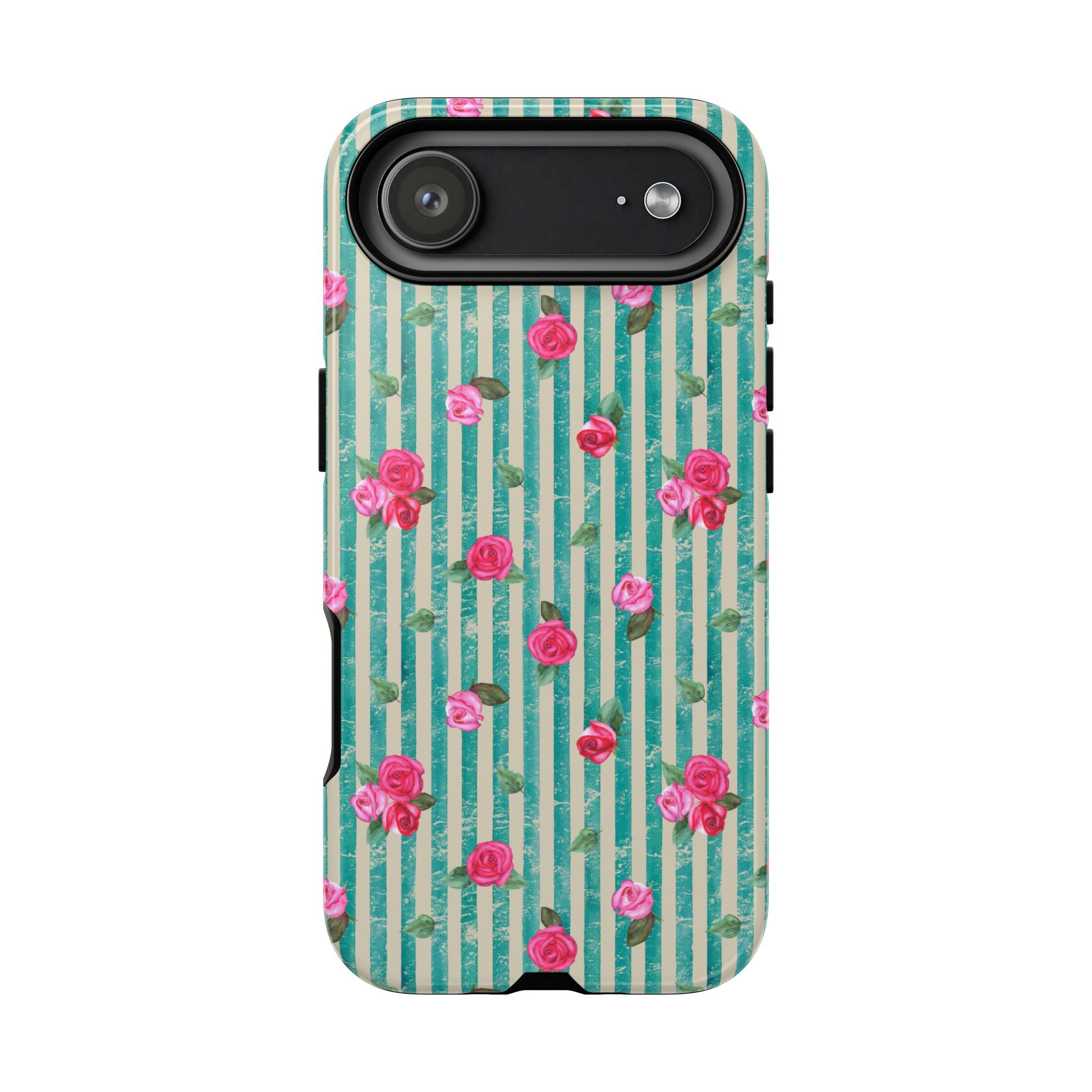 Floral Stripe Phone Case
