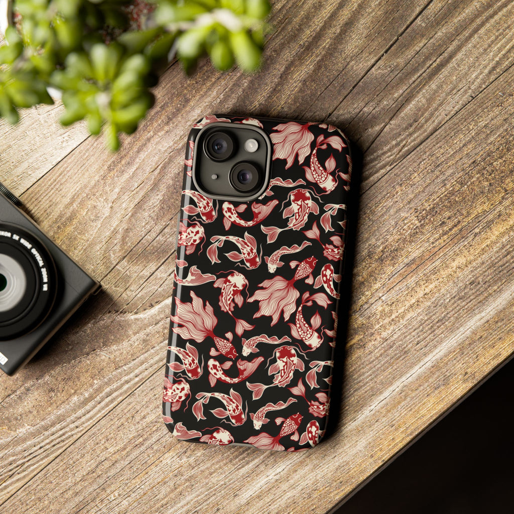 Crimson Koi Phone Case