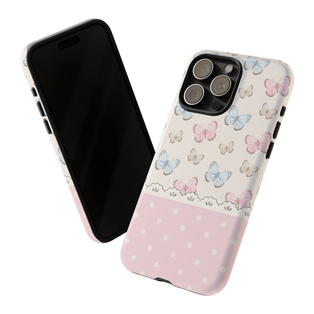 Butterfly Polka Phone Case