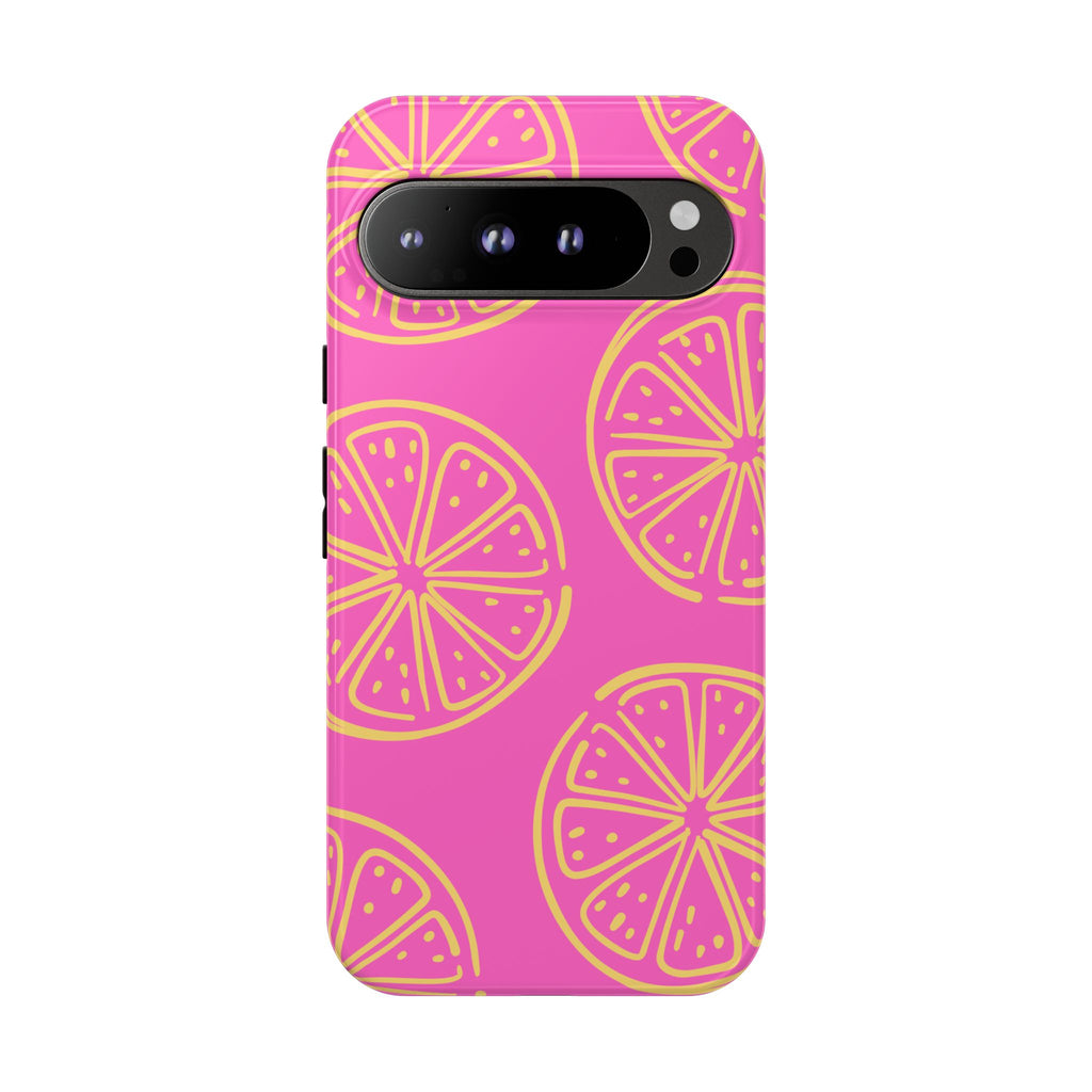 Pink Citrus Slices Phone Case