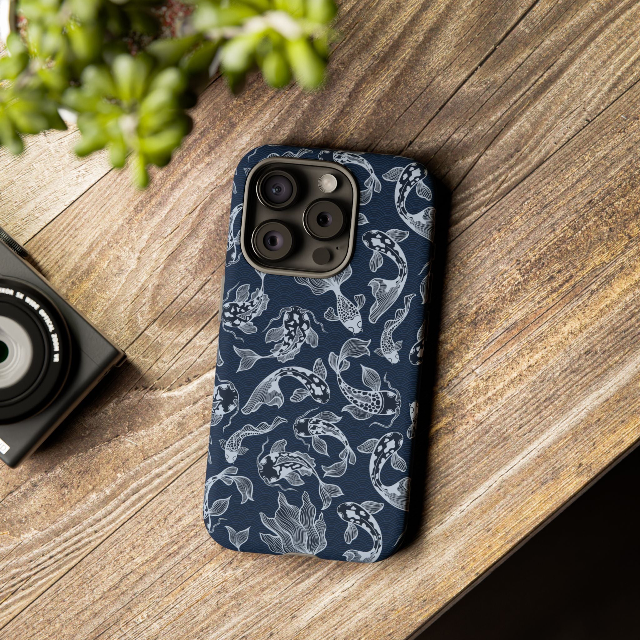 Moonlit Koi Phone Case