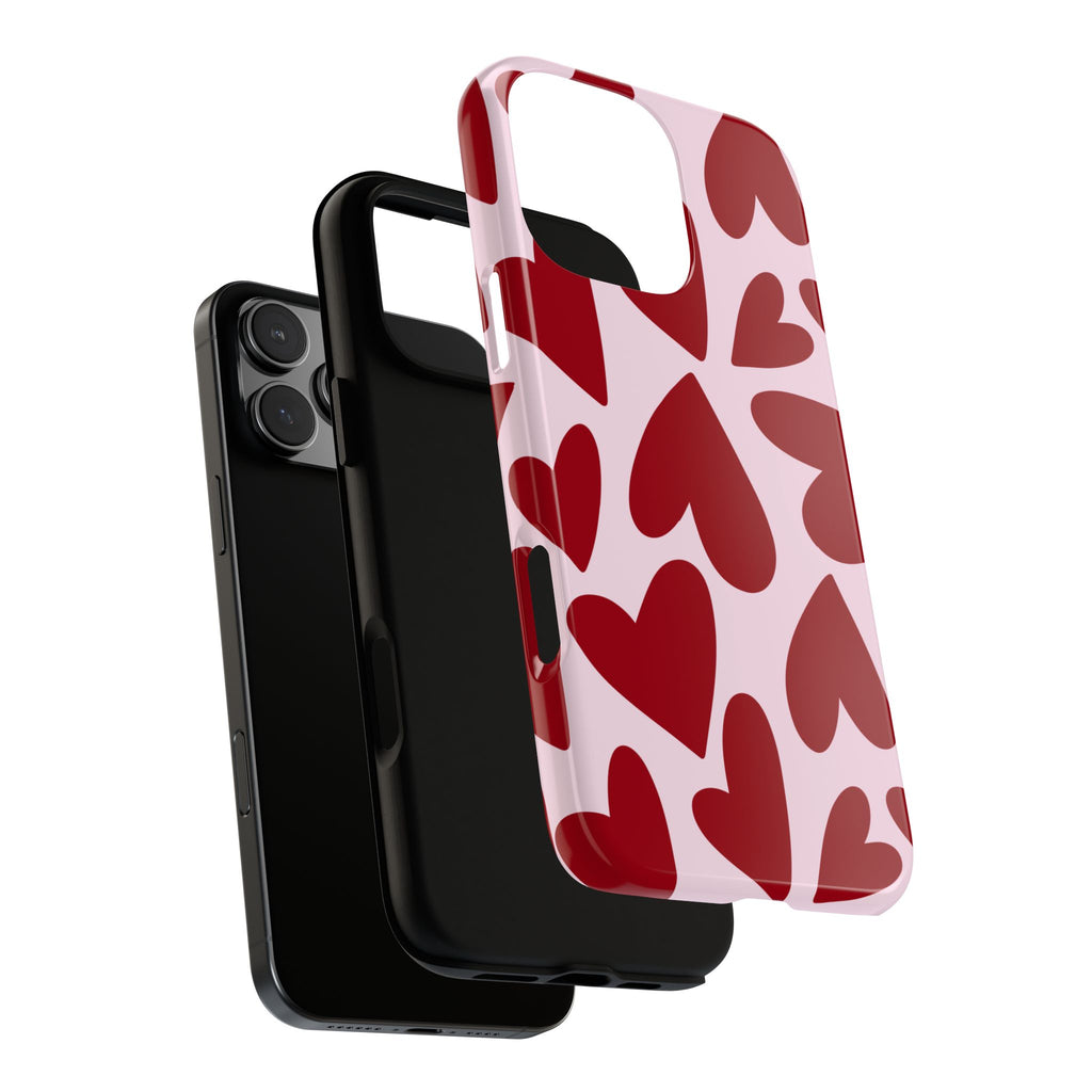 Red Hearts Phone Case