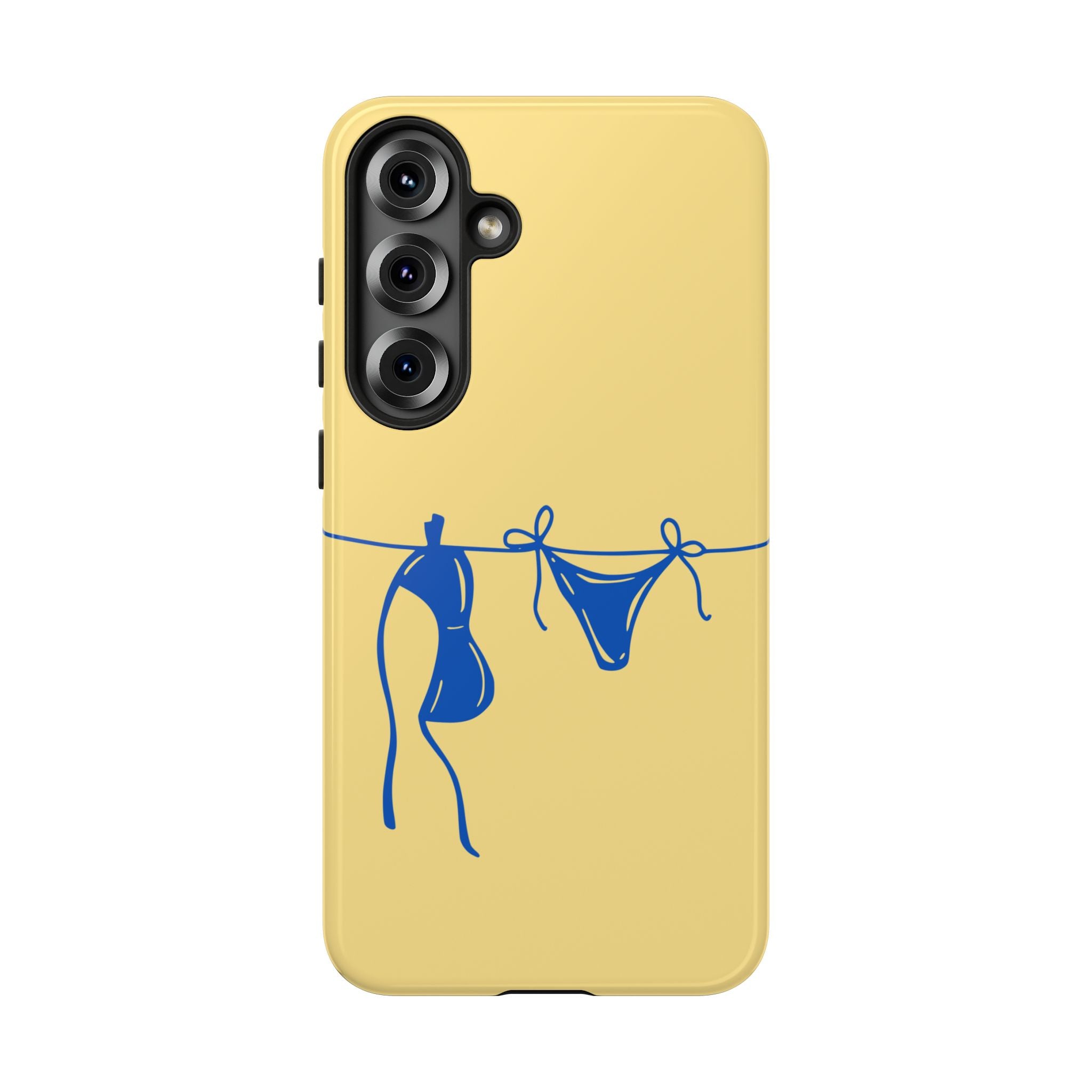 Blue Bikini Line Art Phone Case