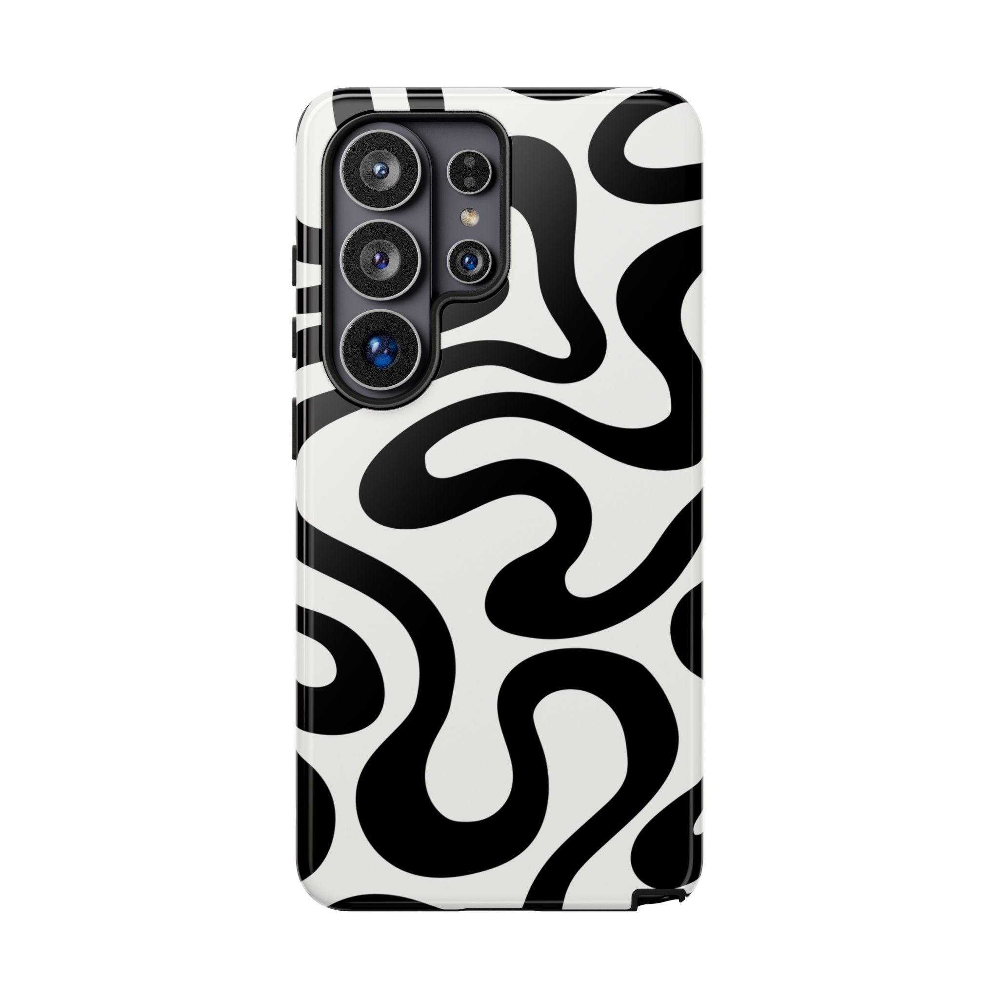 Black & White Swirl Phone Case