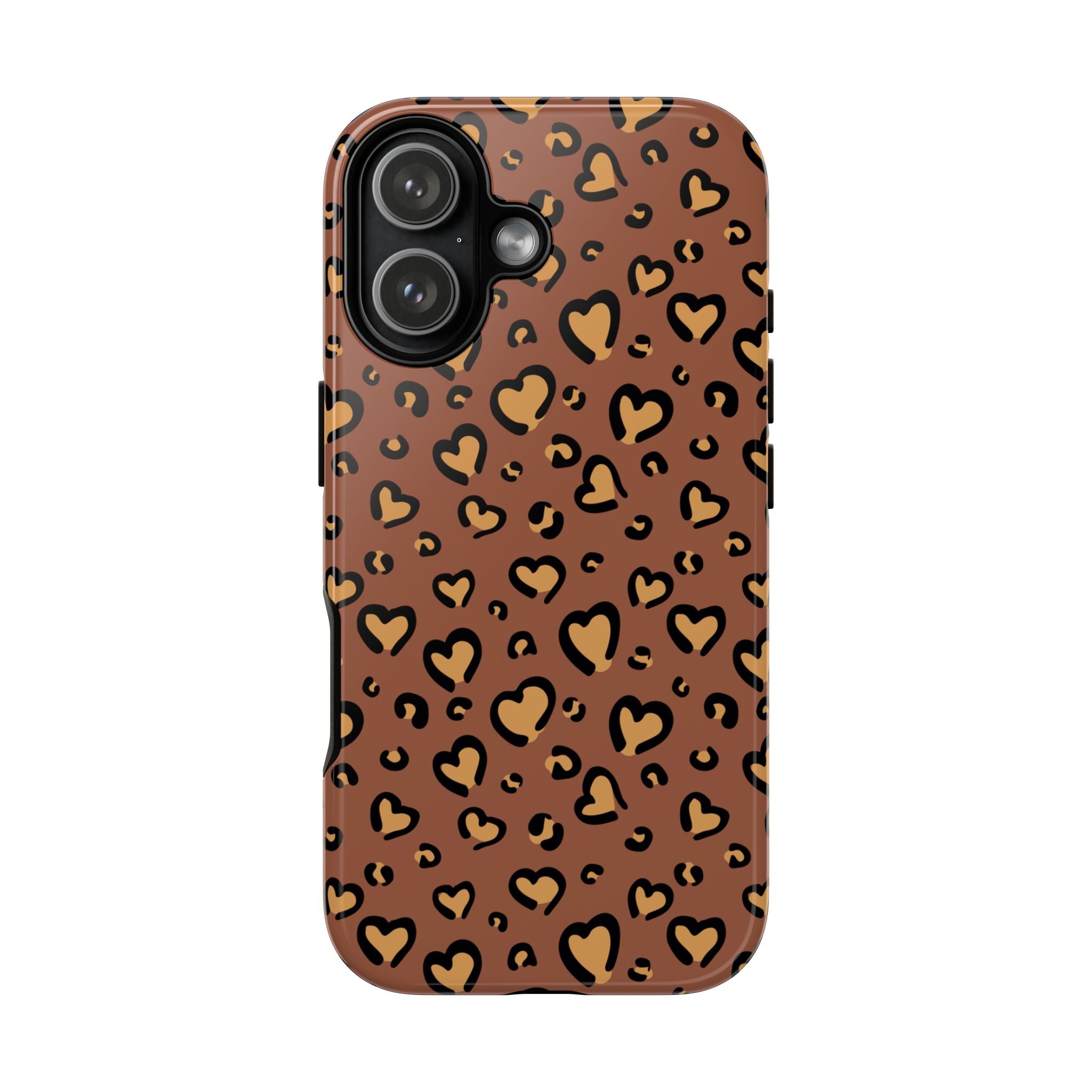 Leopard Heart Phone Case