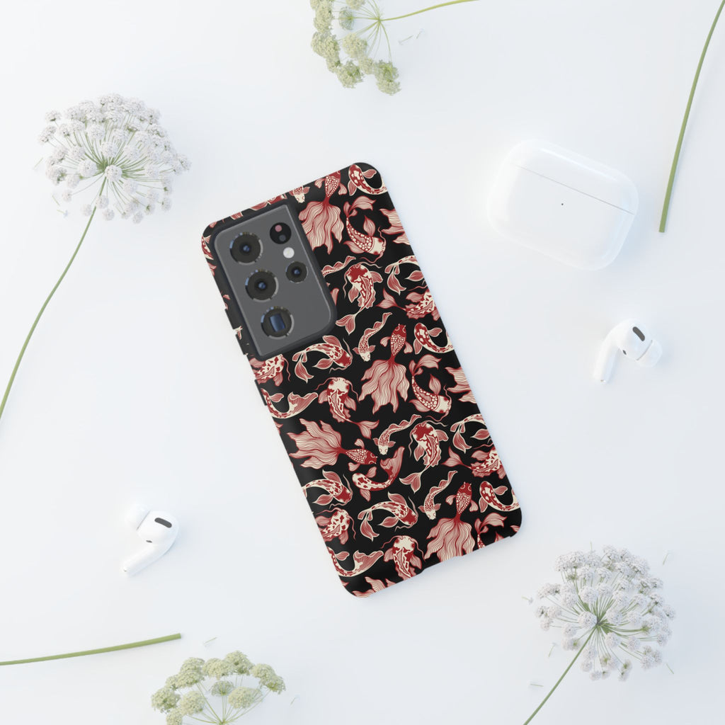 Crimson Koi Phone Case