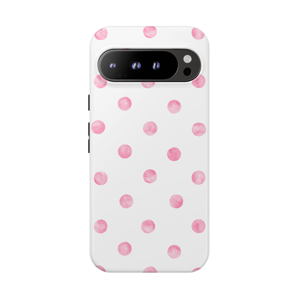 Pink Polka Phone Case