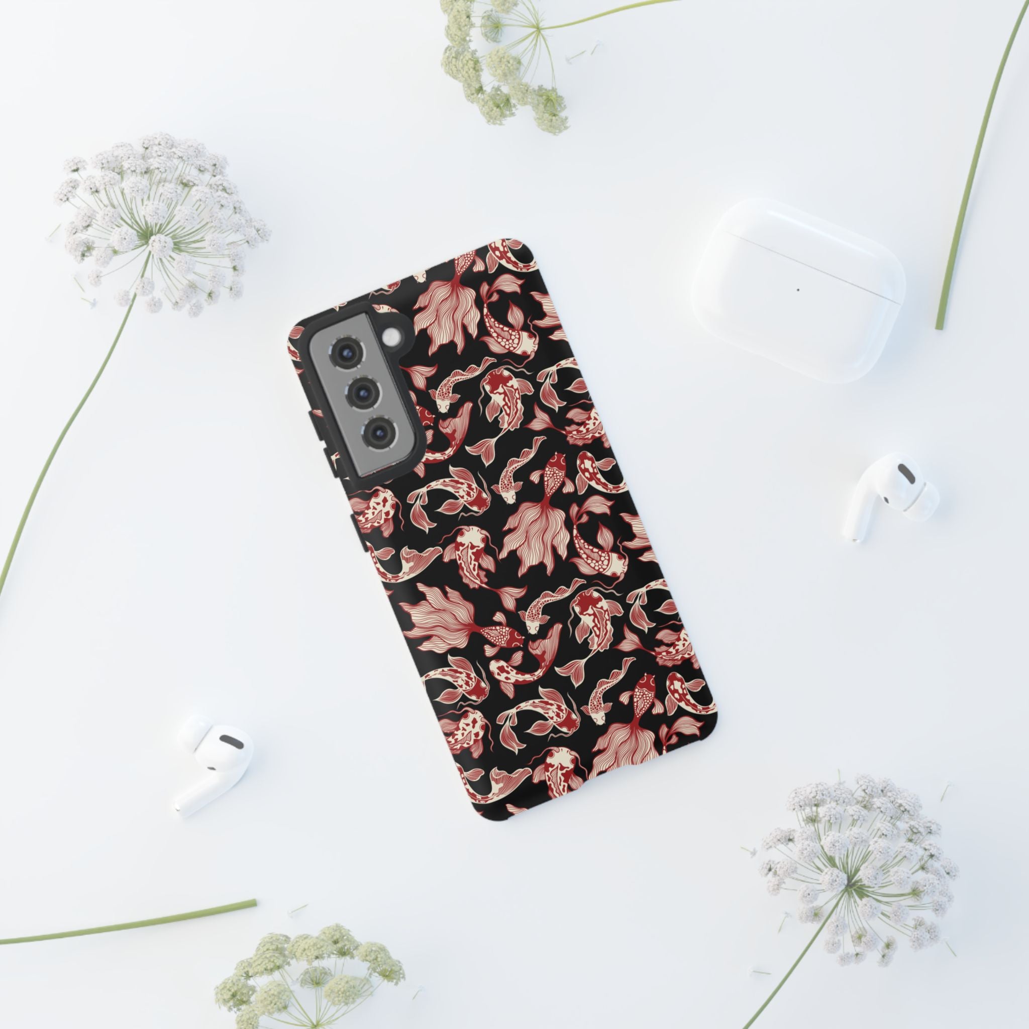 Crimson Koi Phone Case
