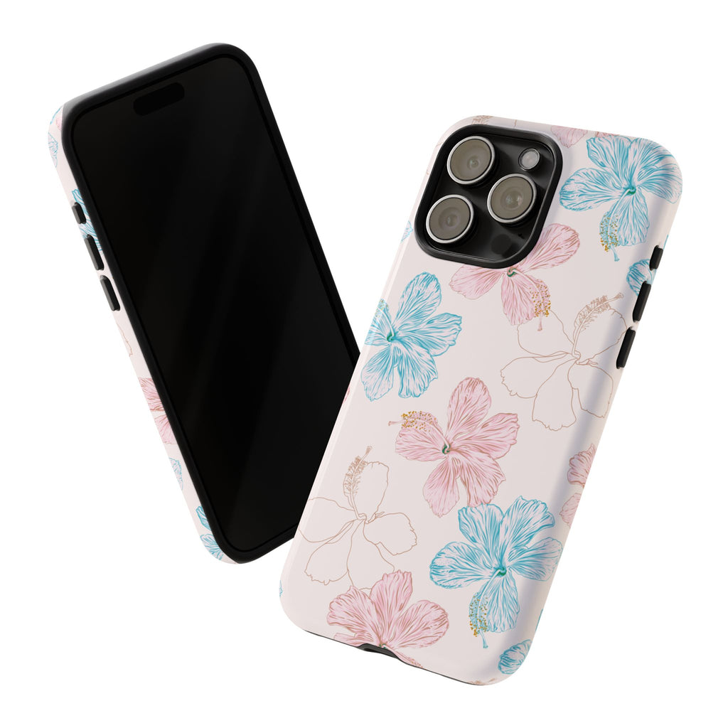 Pastel Hibiscus Phone Case