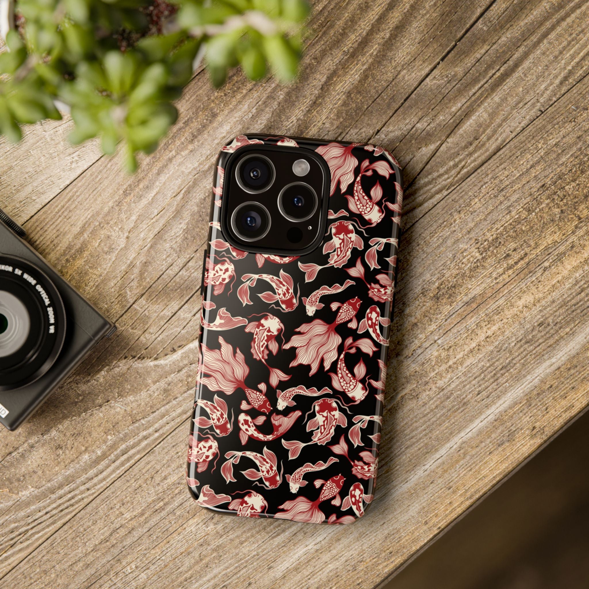 Crimson Koi Phone Case