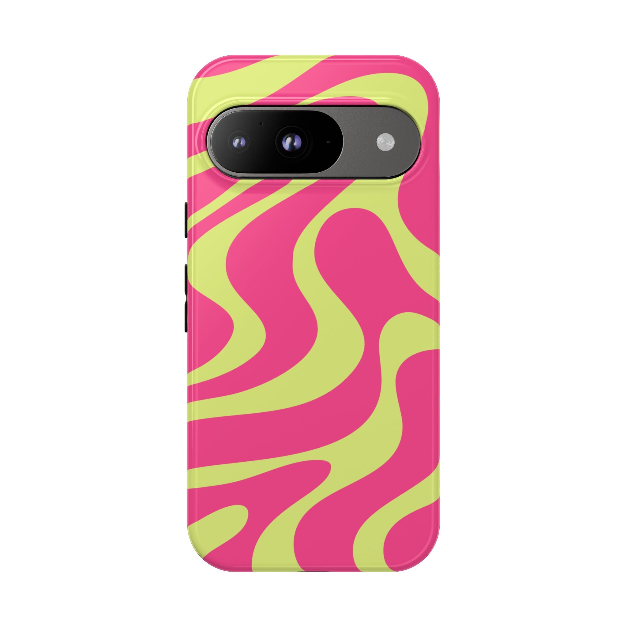 Pink & Yellow Wavy Phone Case