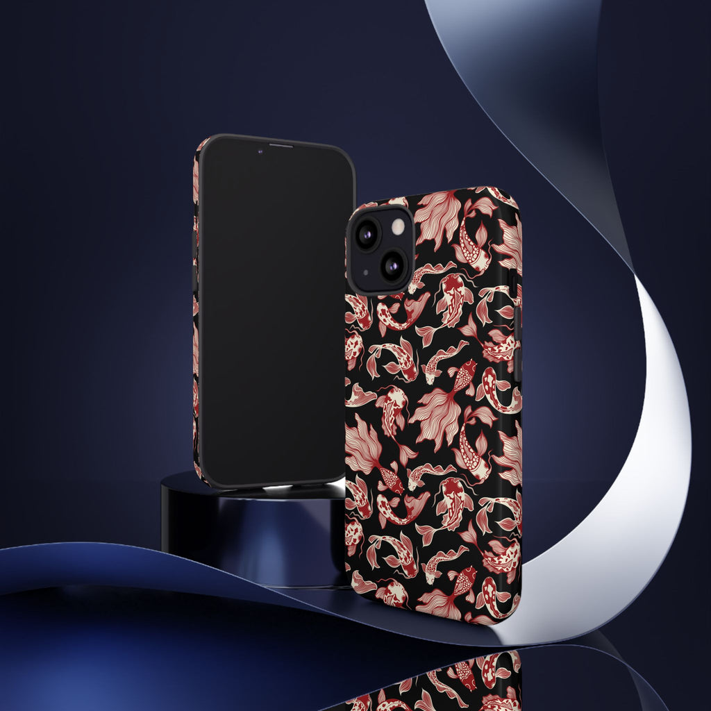 Crimson Koi Phone Case
