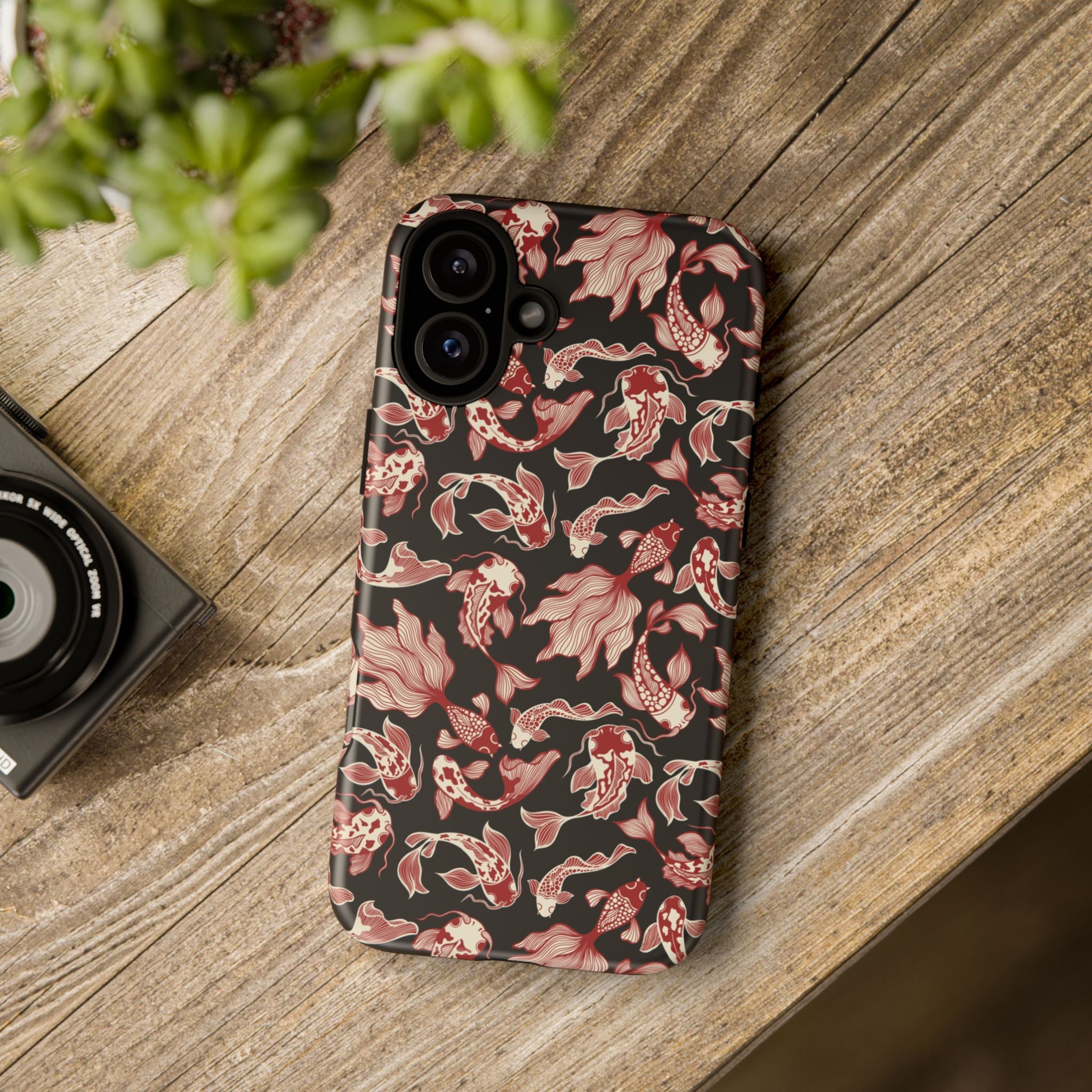 Crimson Koi Phone Case