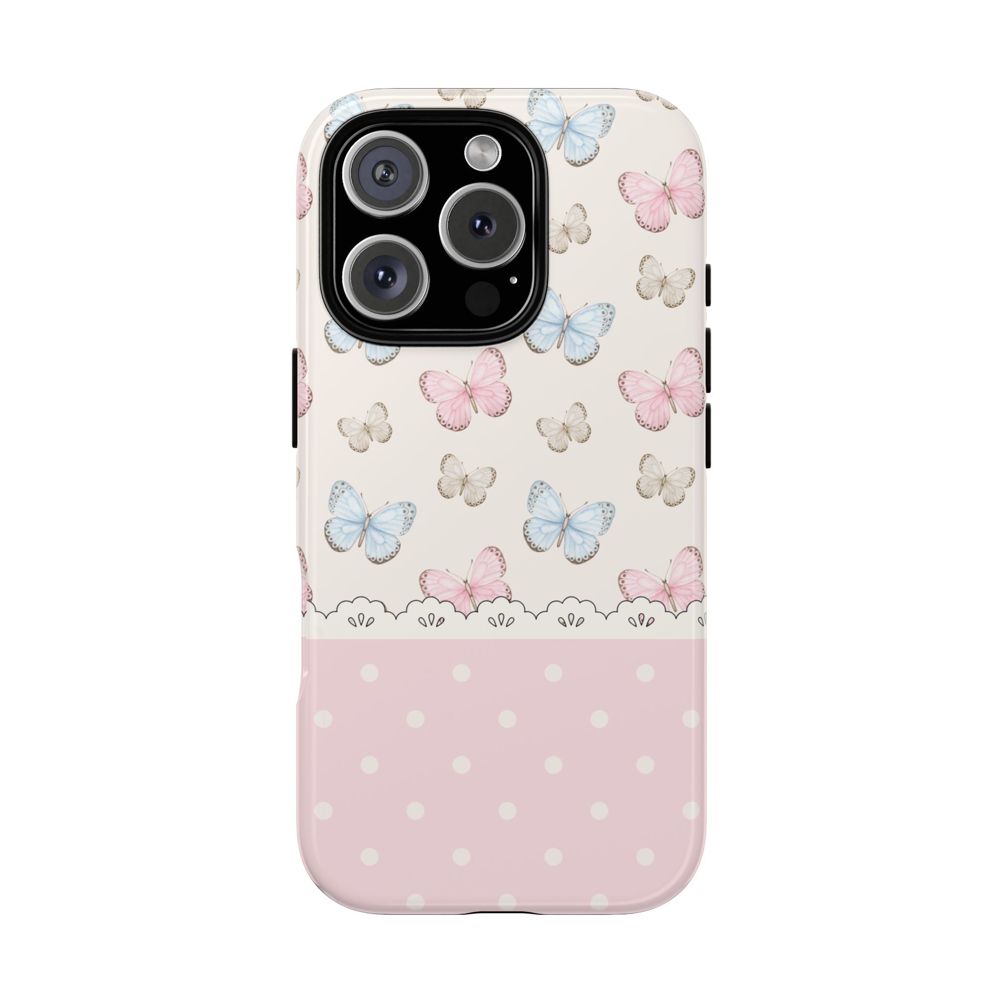 Butterfly Polka Phone Case