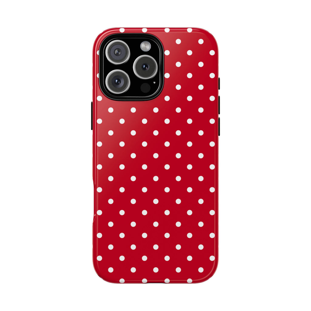 Red Polka Dot Phone Case