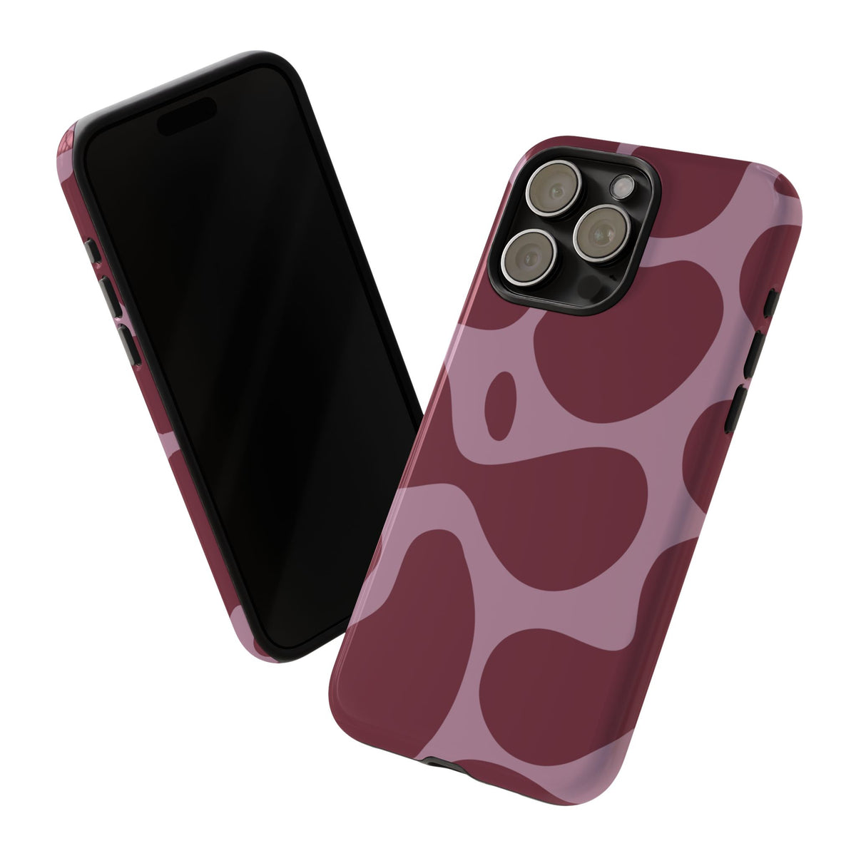 Abstract Burgundy Phone Case