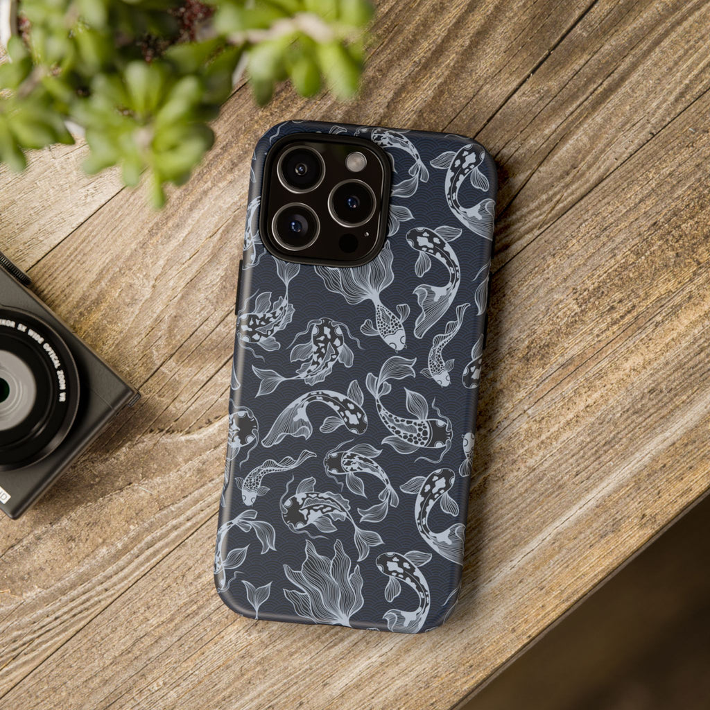 Moonlit Koi Phone Case