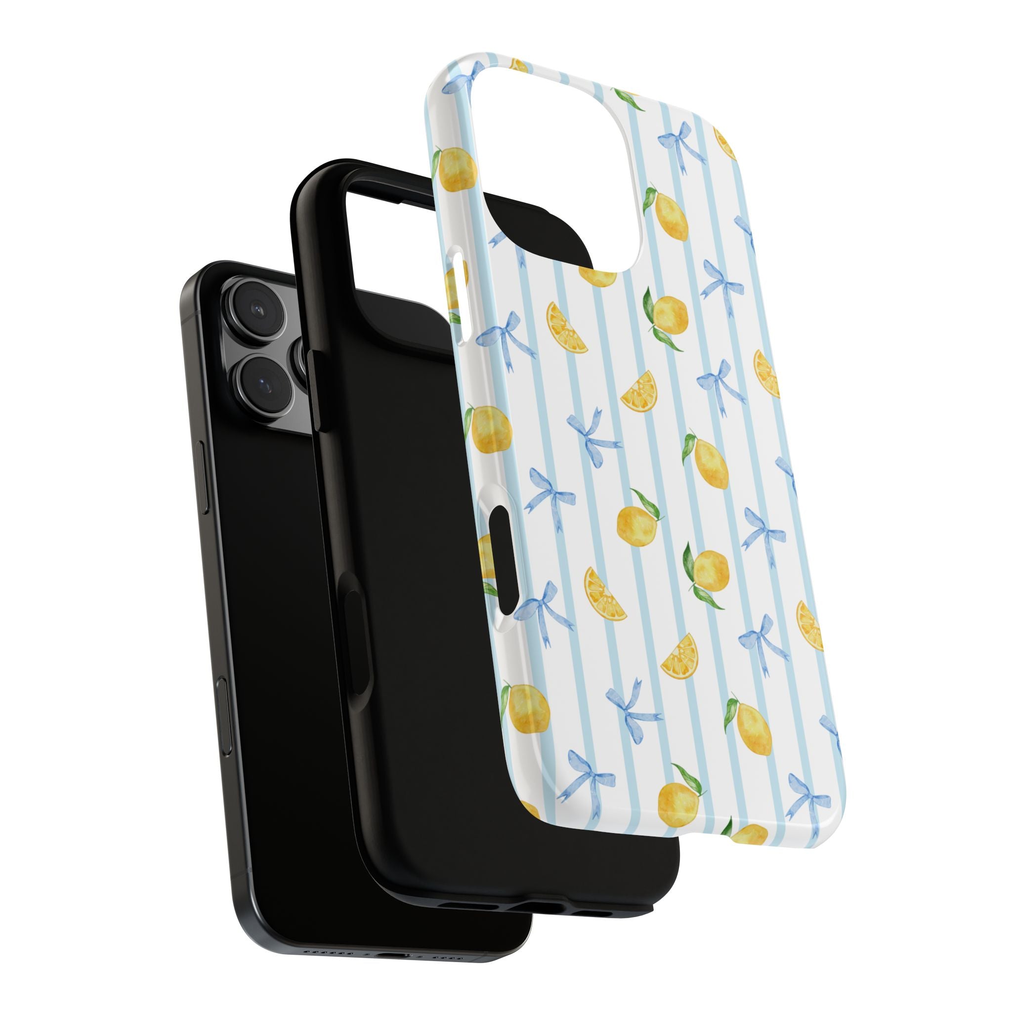 Lemon Stripes Phone Case