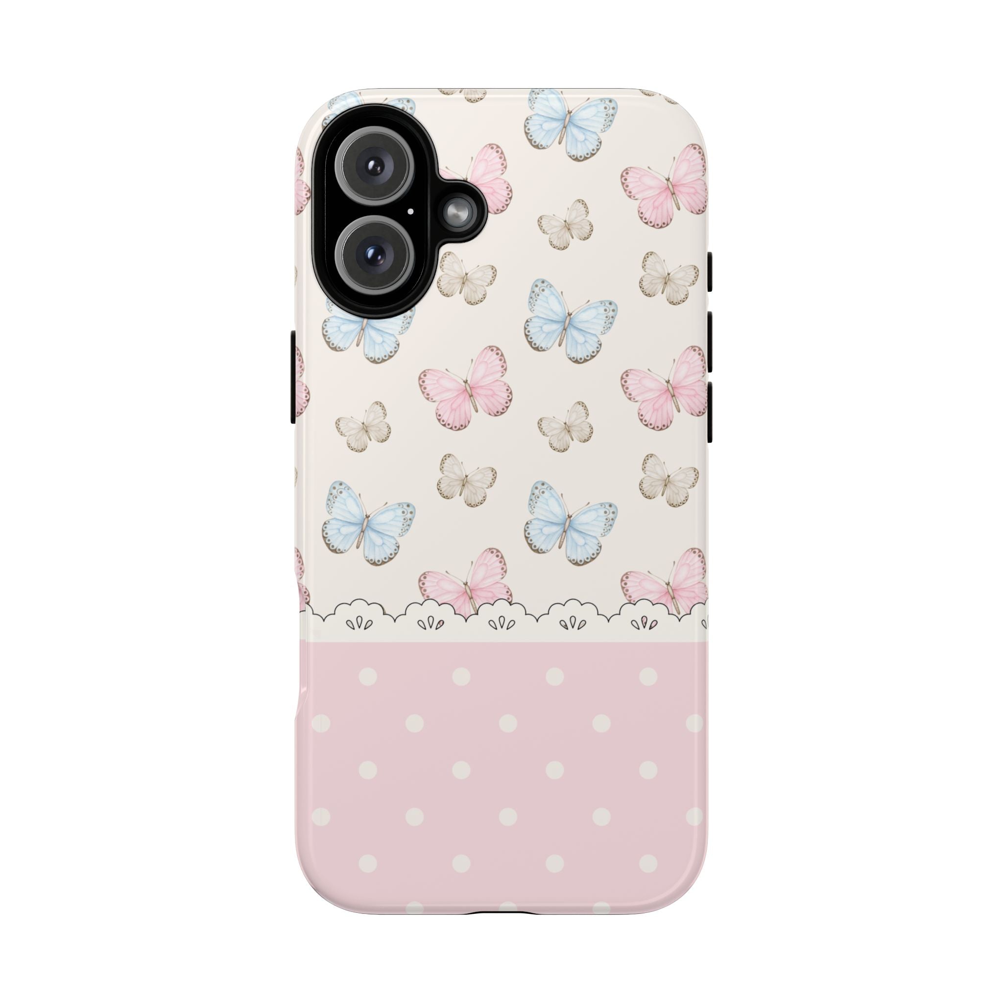 Butterfly Polka Phone Case