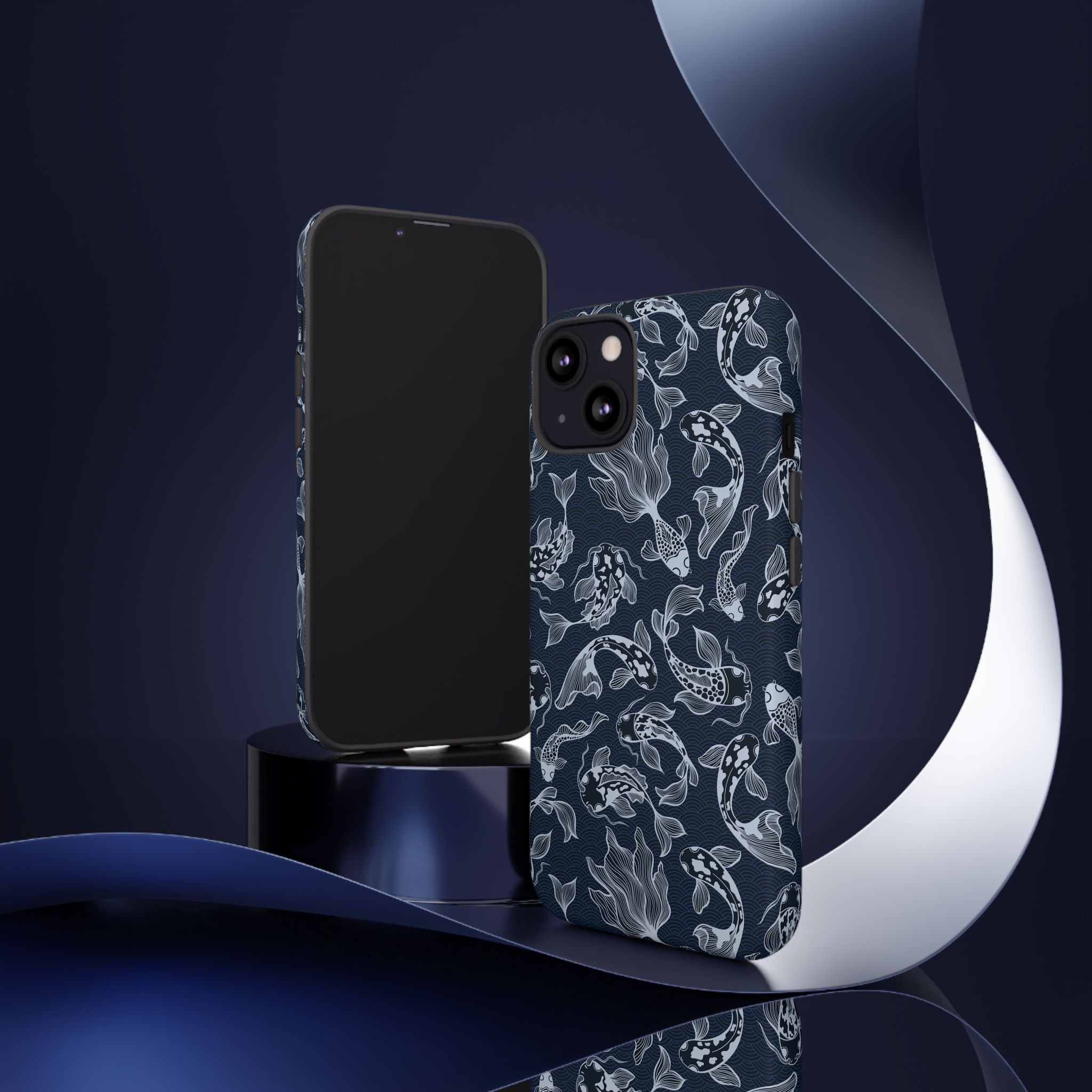 Moonlit Koi Phone Case