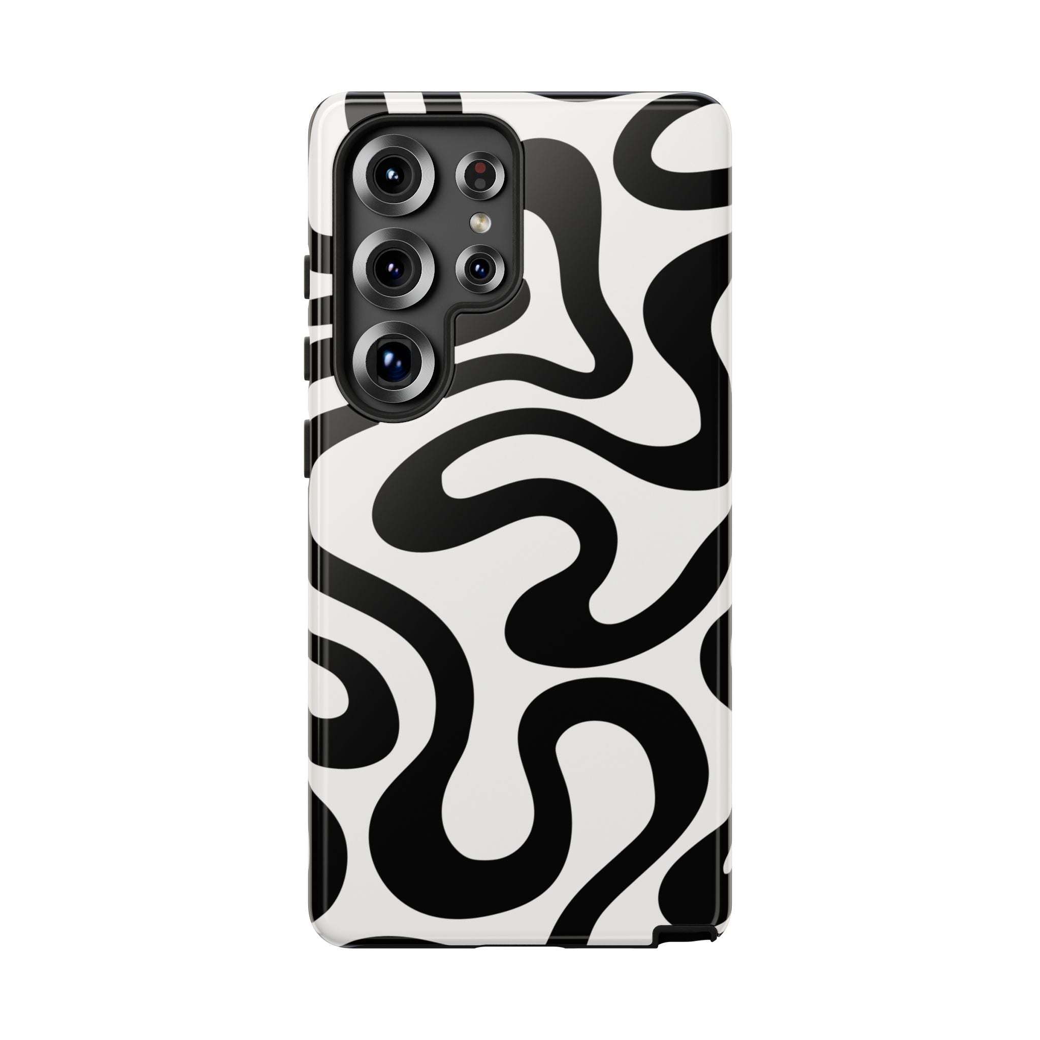 Black & White Swirl Phone Case